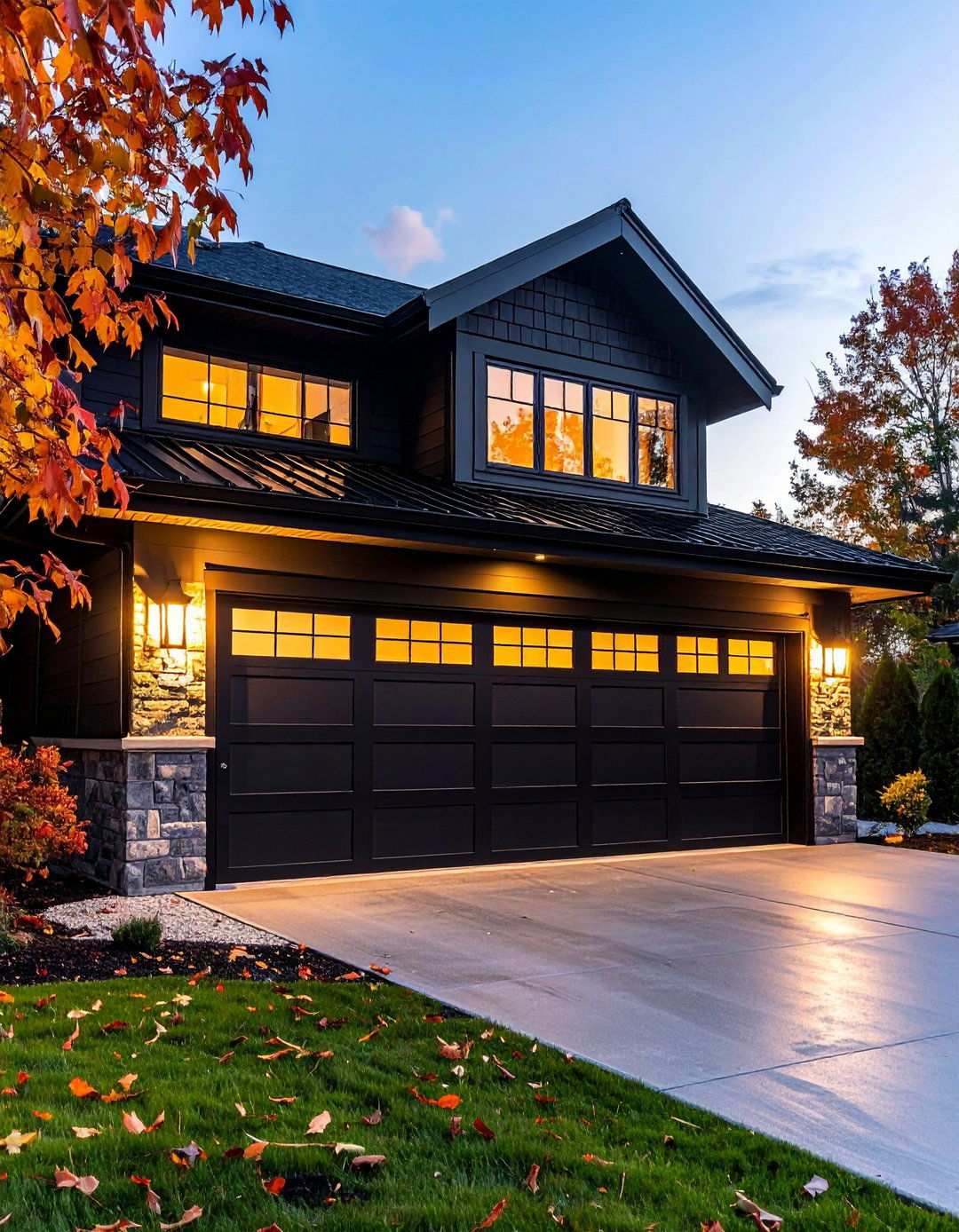 Make the Garage Door a Show Stopping Feature - 20 Aesthetic House Exterior Ideas