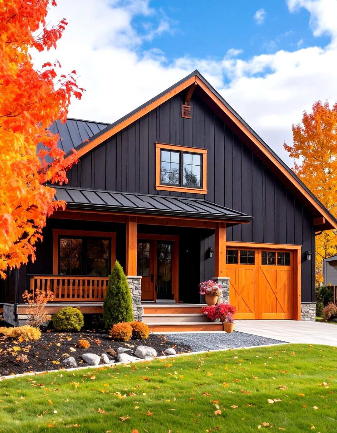 Matte Black Modern Barn House Drama - 20 Barn House Exterior Ideas