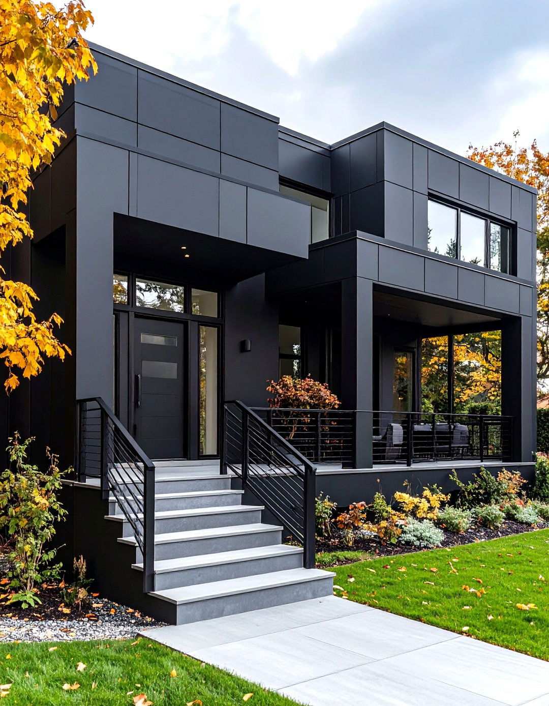 Matte Black Paint for Unrivaled Curb Appeal - 20 Black House Exteriors & Paint Colors