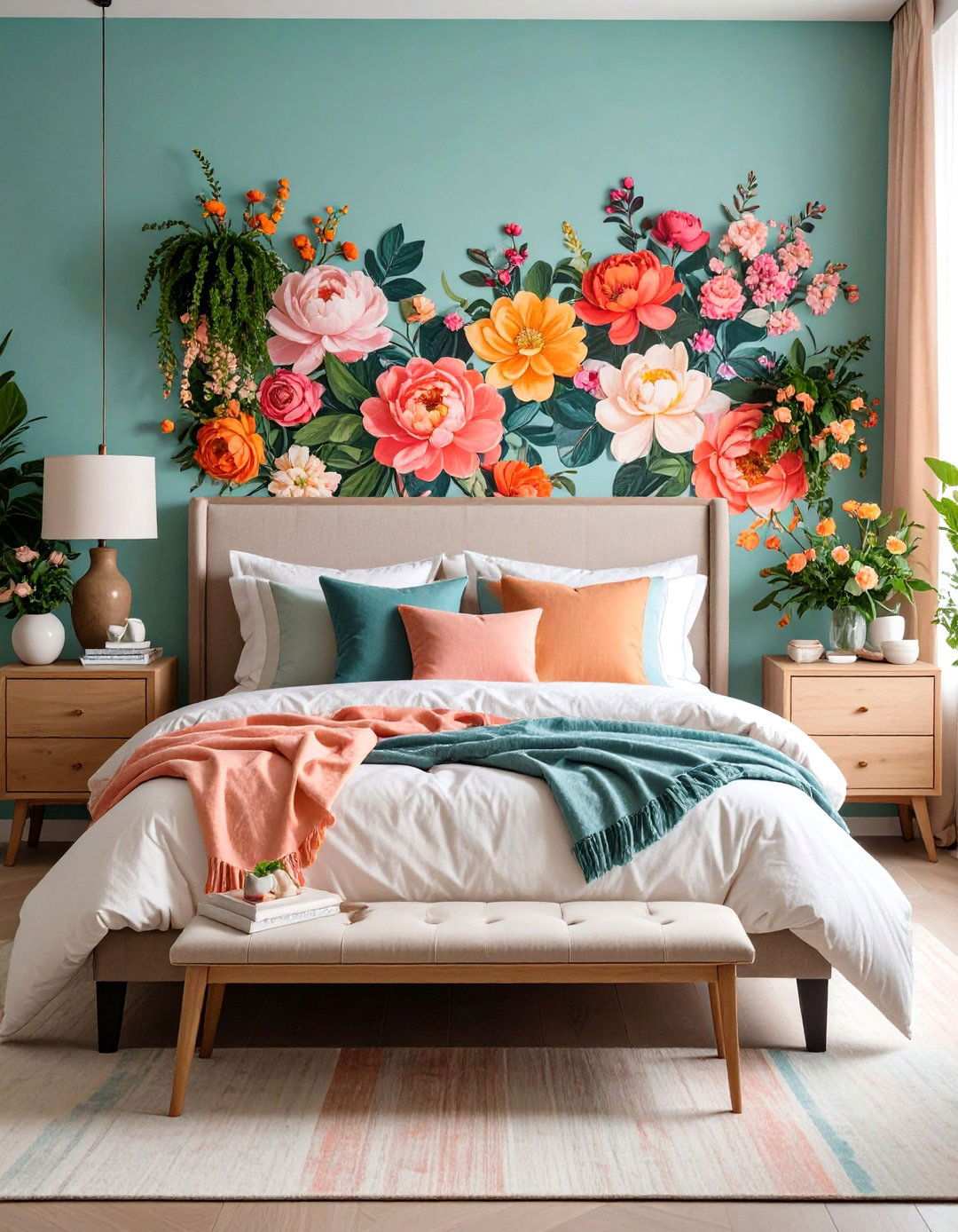 Maximalist Wallpaper Energizes Bedroom Decor - 20 Bedroom Decor Ideas