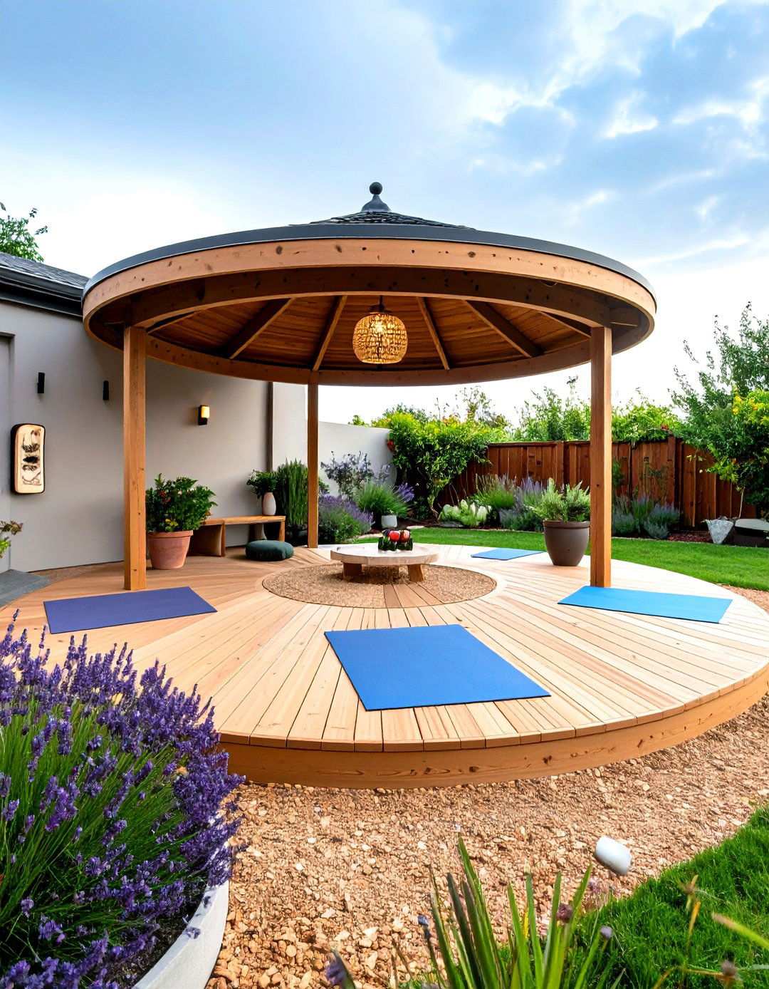 Meditation or Yoga Gazebo - 20 Backyard Gazebo Ideas