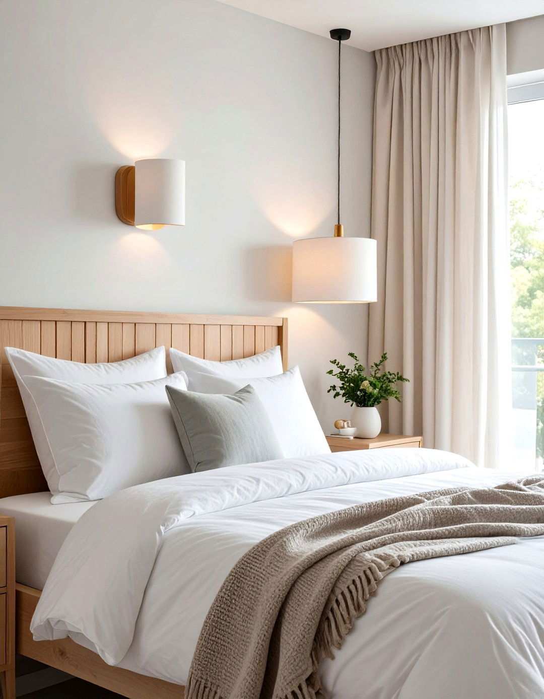 Minimal Scandinavian Wall Sconce - 20 Bedroom Wall Sconce Ideas