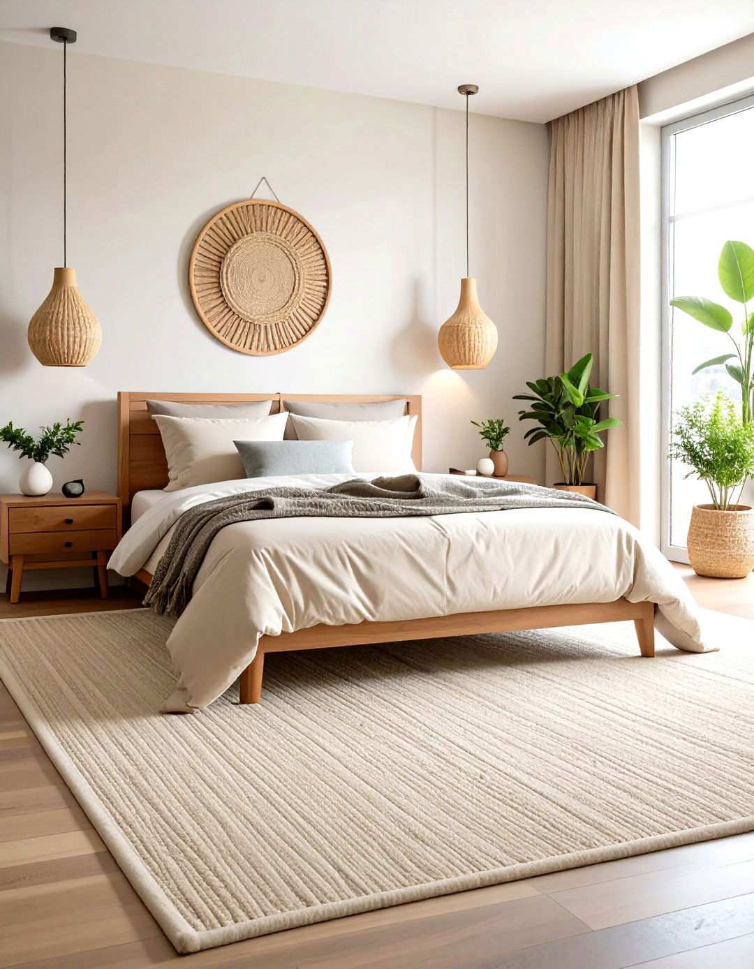 Minimalist Bedroom Rug Simplicity - 20 bedroom rug ideas