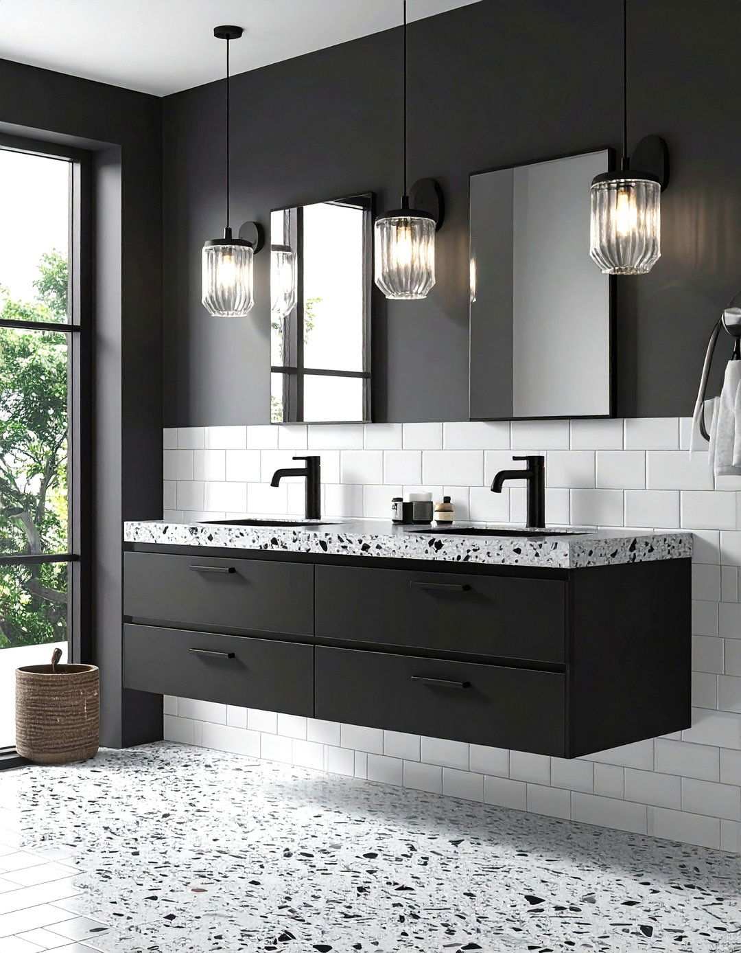 Minimalist Monochrome Bathroom Decor - 20 Bathroom Decor Ideas