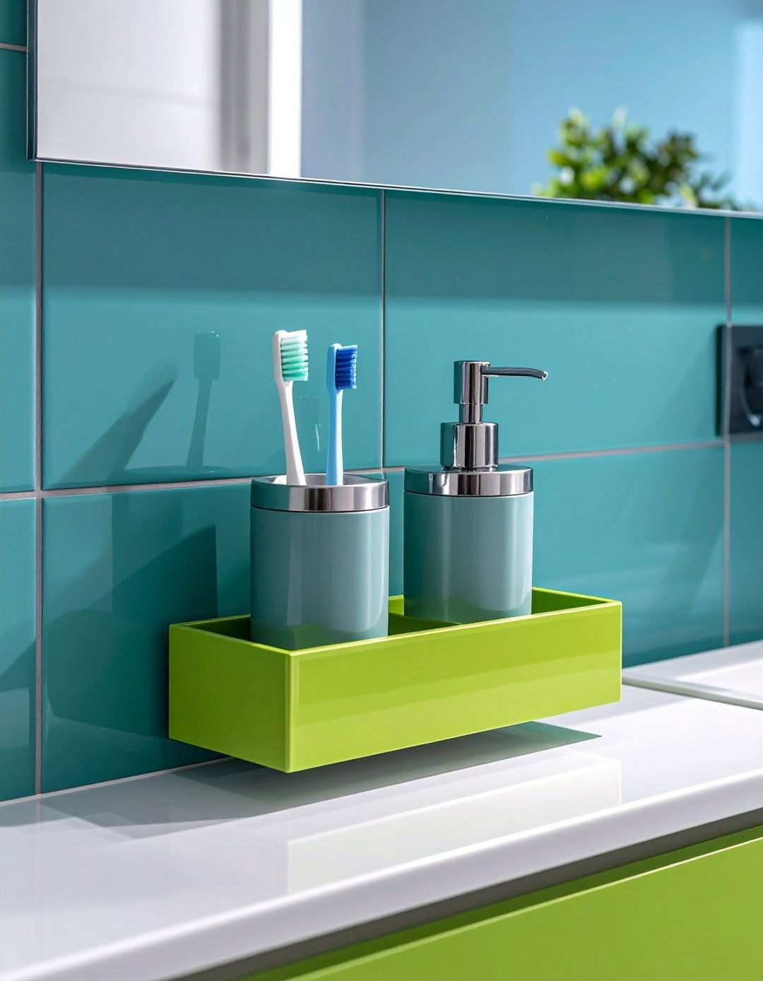 Minimalist Toothbrush Holders Shrink the Bathroom Counter Footprint - 20 Bathroom Counter Organization Ideas