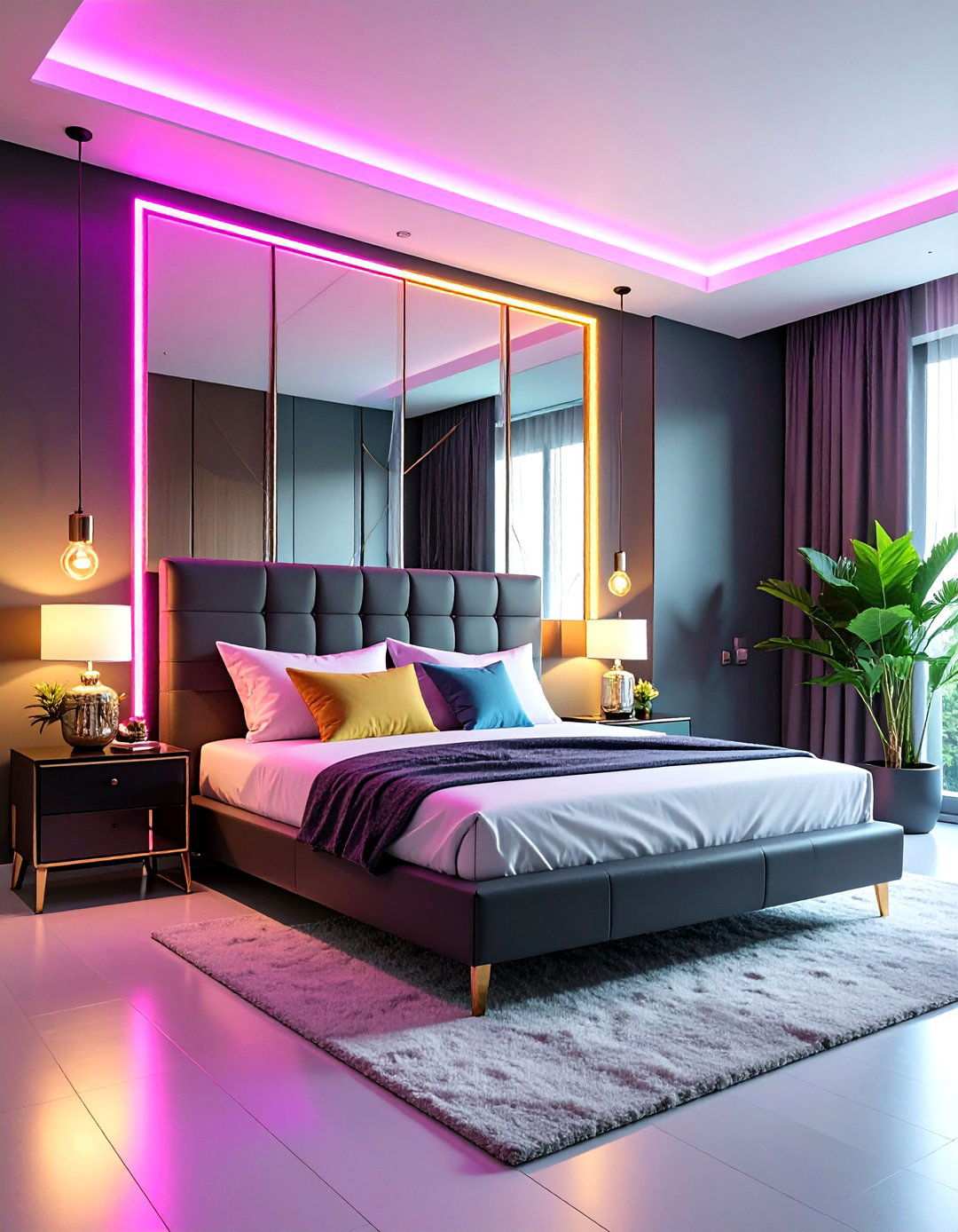 Mirrored Furniture Bedroom Statements - 20 80s Bedroom Ideas