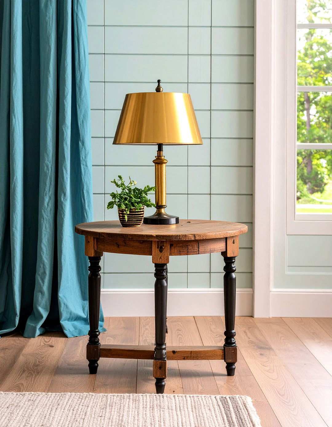 Mix Weathered Wood and Soft Metals for Elevated Beach House Style - 20 Beach House Living Room Ideas