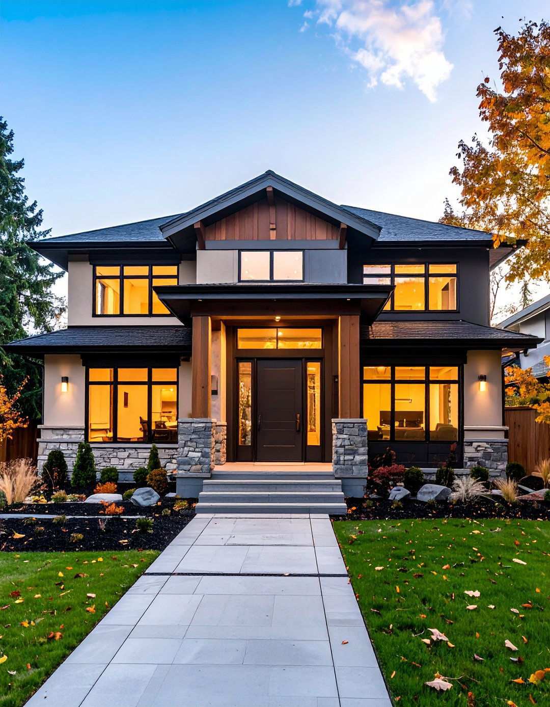 Mixed Material Facades - 20 1980s House Exterior Ideas