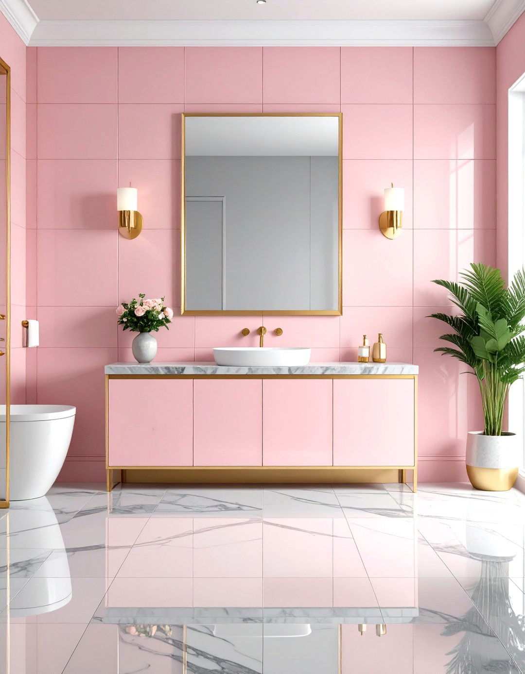 Modern Art Deco Color Palettes - 20 Art Deco Bathroom Ideas