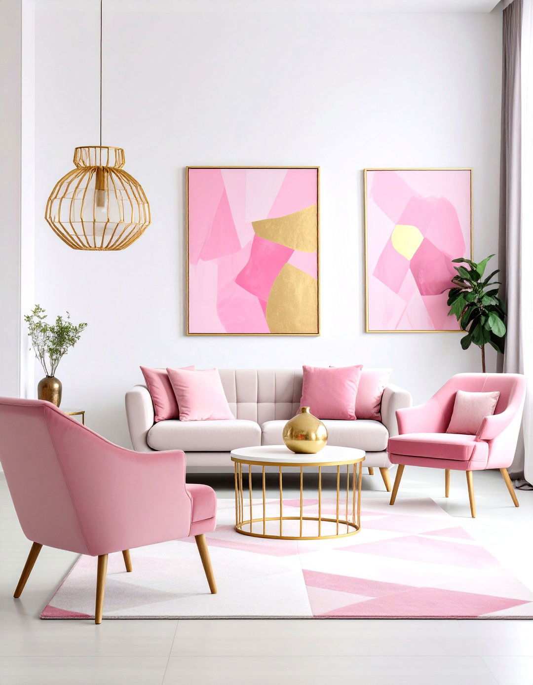 Modern Art Gallery Baby Girl Nursery - 20 Baby Girl Nursery Ideas
