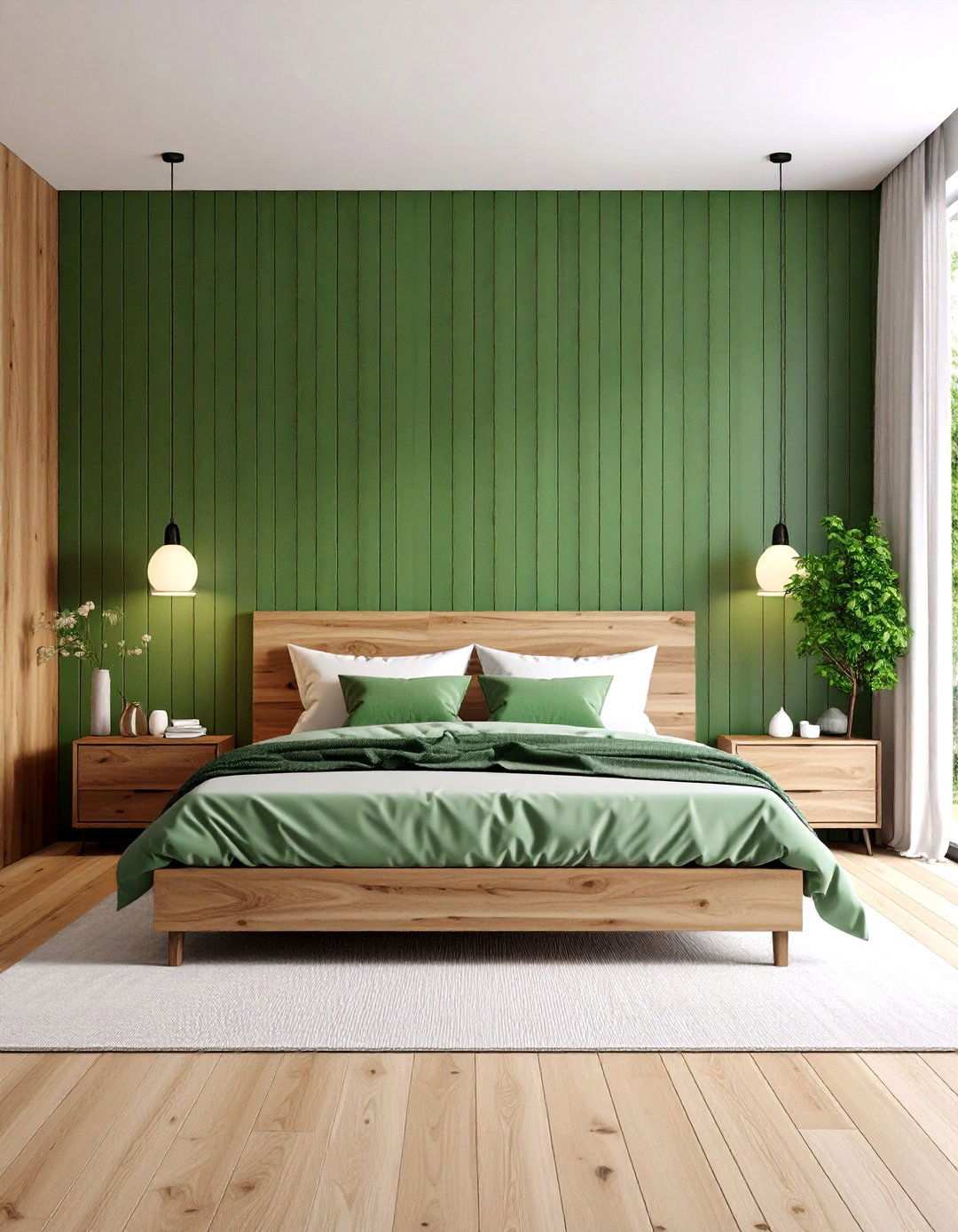 Modern Shiplap Accent Wall - 20 Bedroom Accent Wall Ideas