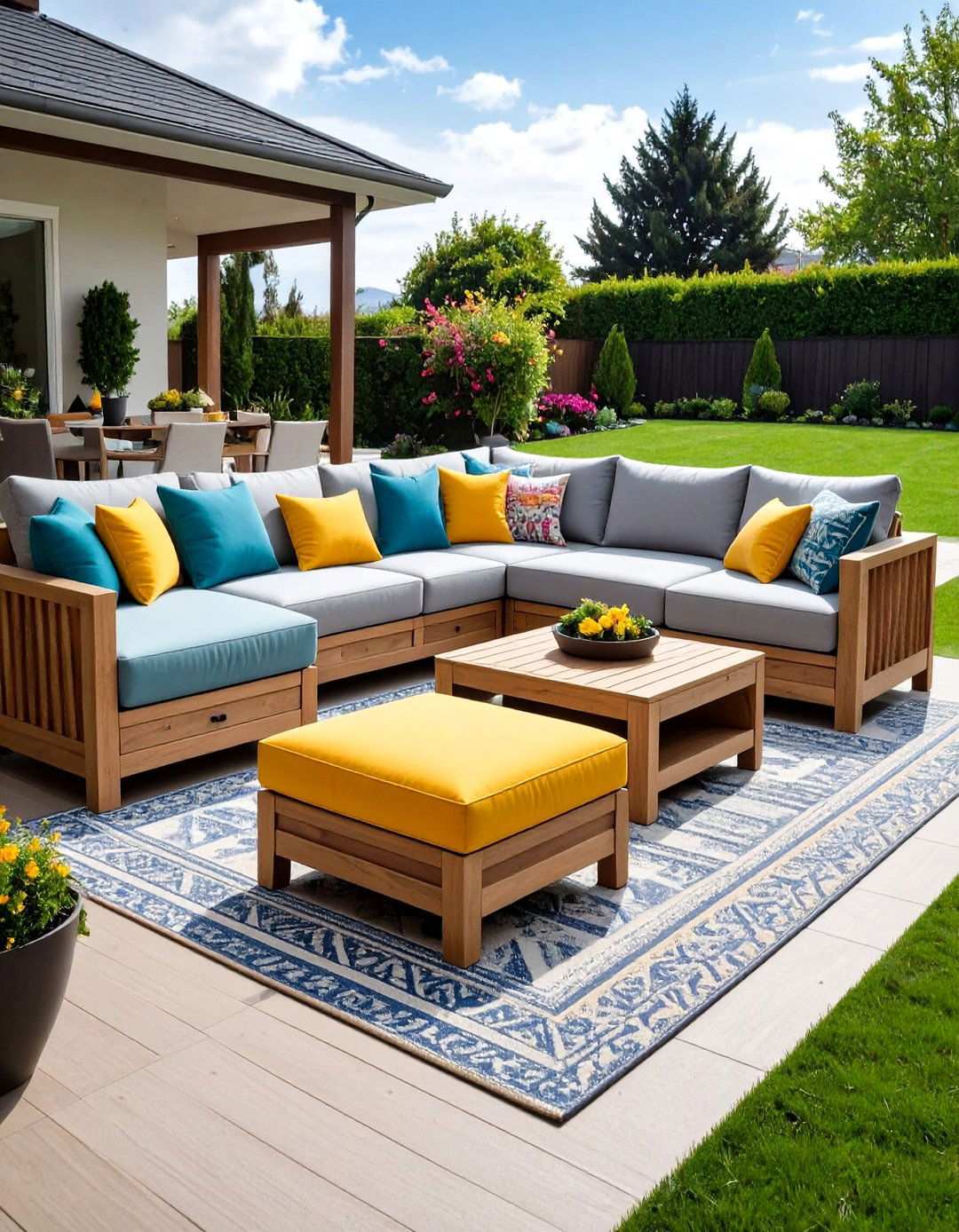 Modular Furniture Re Zones the Backyard Oasis - 20 Backyard Oasis Ideas