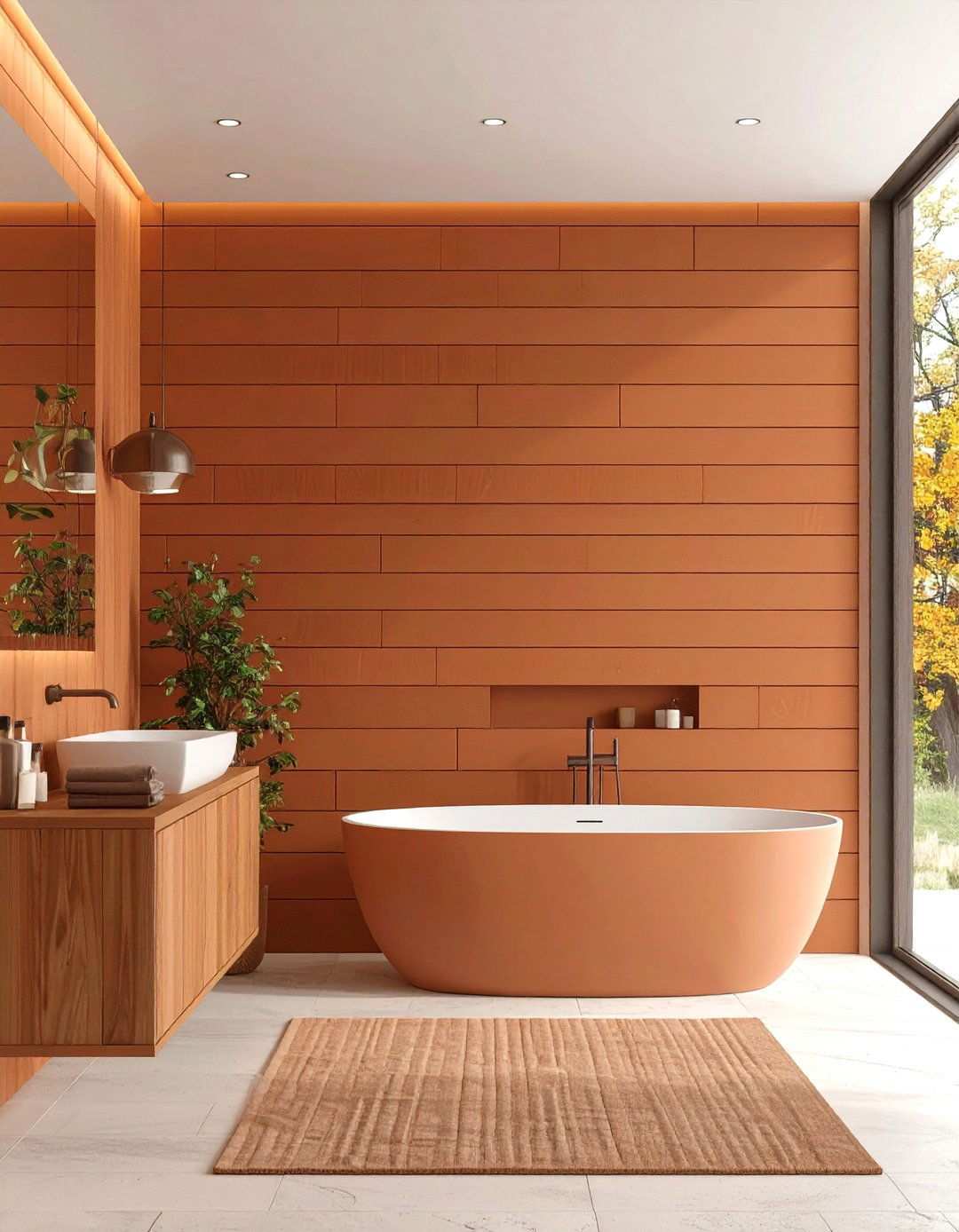 Moisture Resistant Shiplap Bathroom Wall Paneling for Modern Farmhouse - 20 Bathroom Wall Paneling Ideas