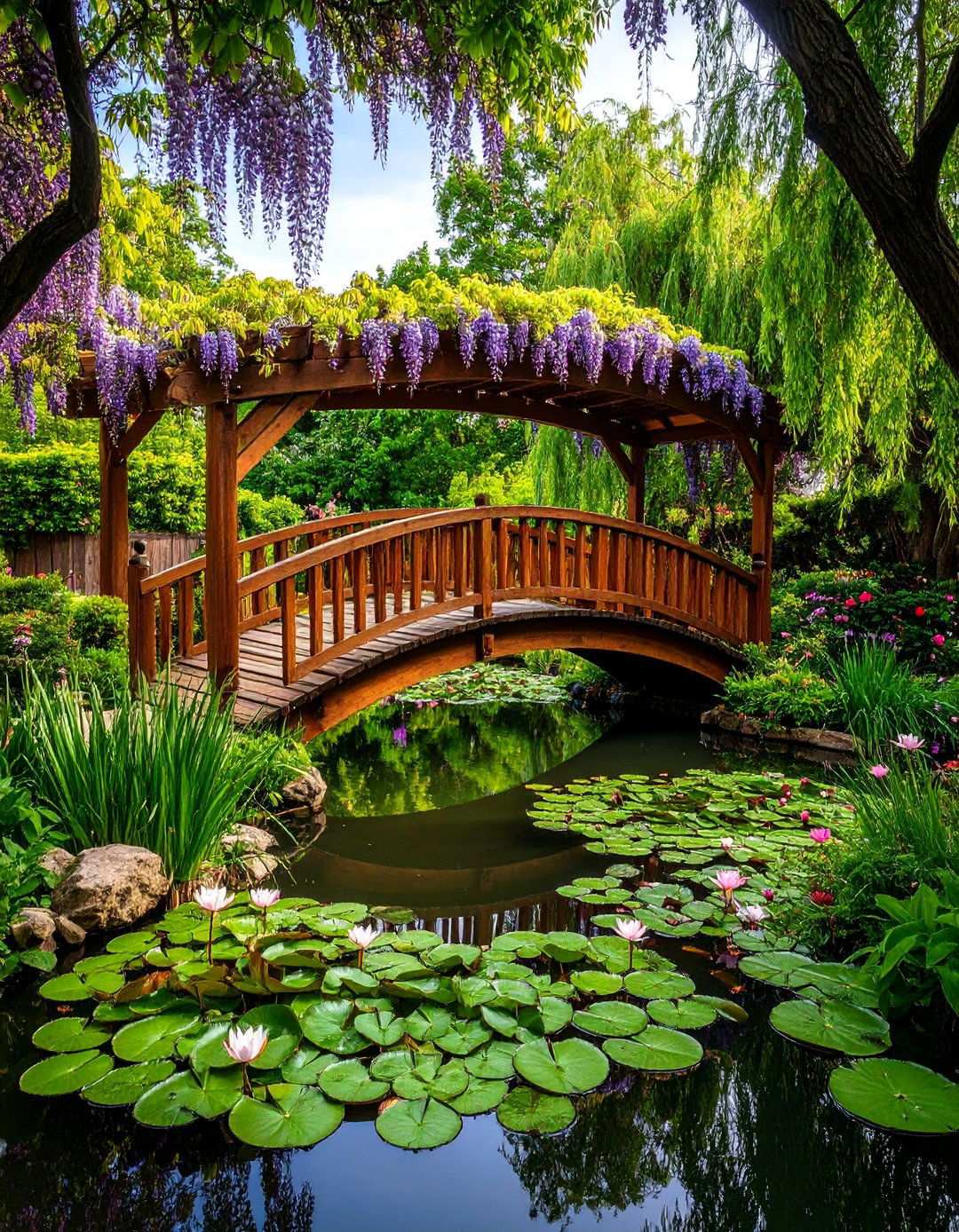 Monets Water Lily Garden Giverny - 20 Beautiful Gardens