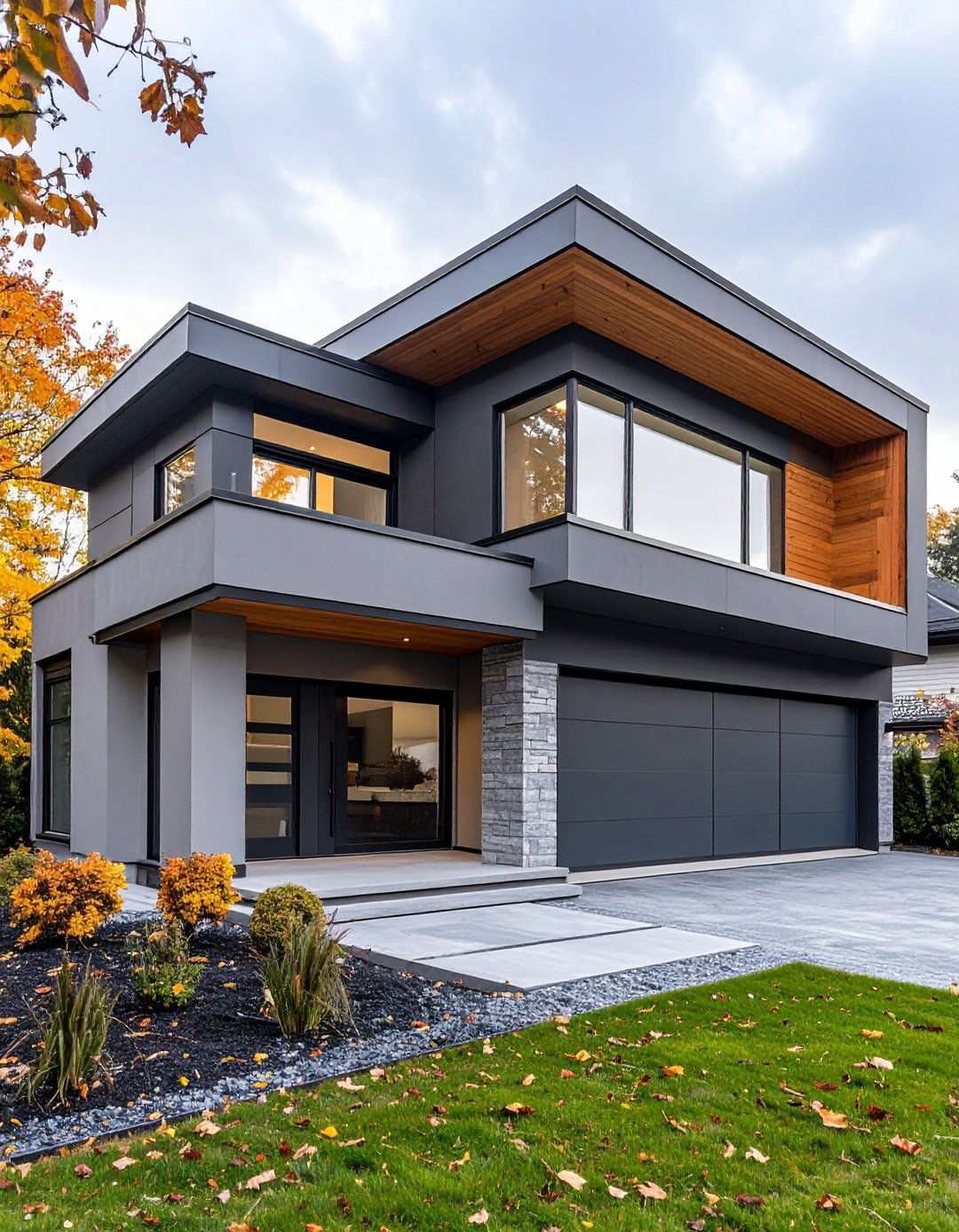 Monochromatic Color Schemes - 20 1980s House Exterior Ideas