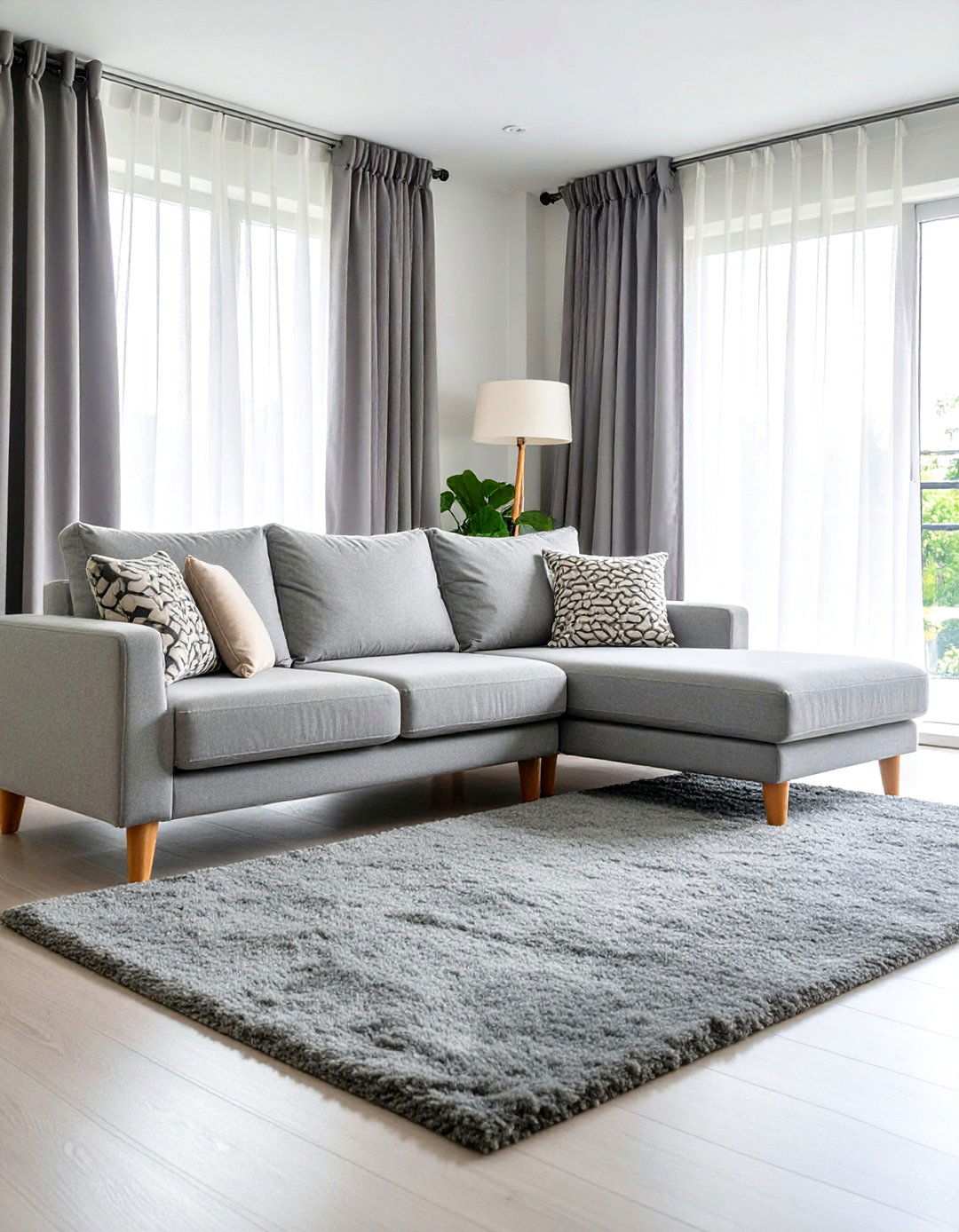 Monochromatic Color Schemes for Visual Apartment Living Room Expansion - 20 Apartment Small Living Room Ideas