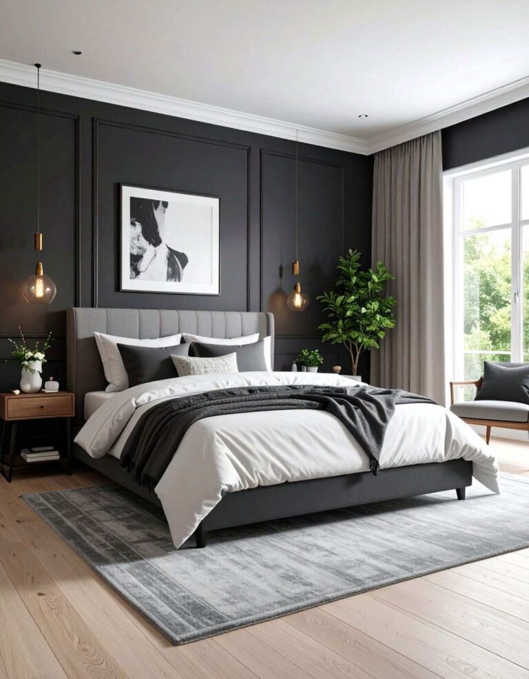 Monochrome Foundations Set the Mood - 20 Black and White Bedroom Ideas