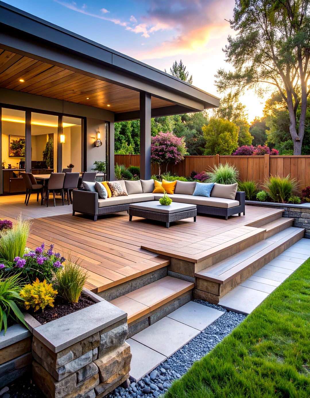 Multi Level Patio Designs - 20 Backyard Patio Ideas