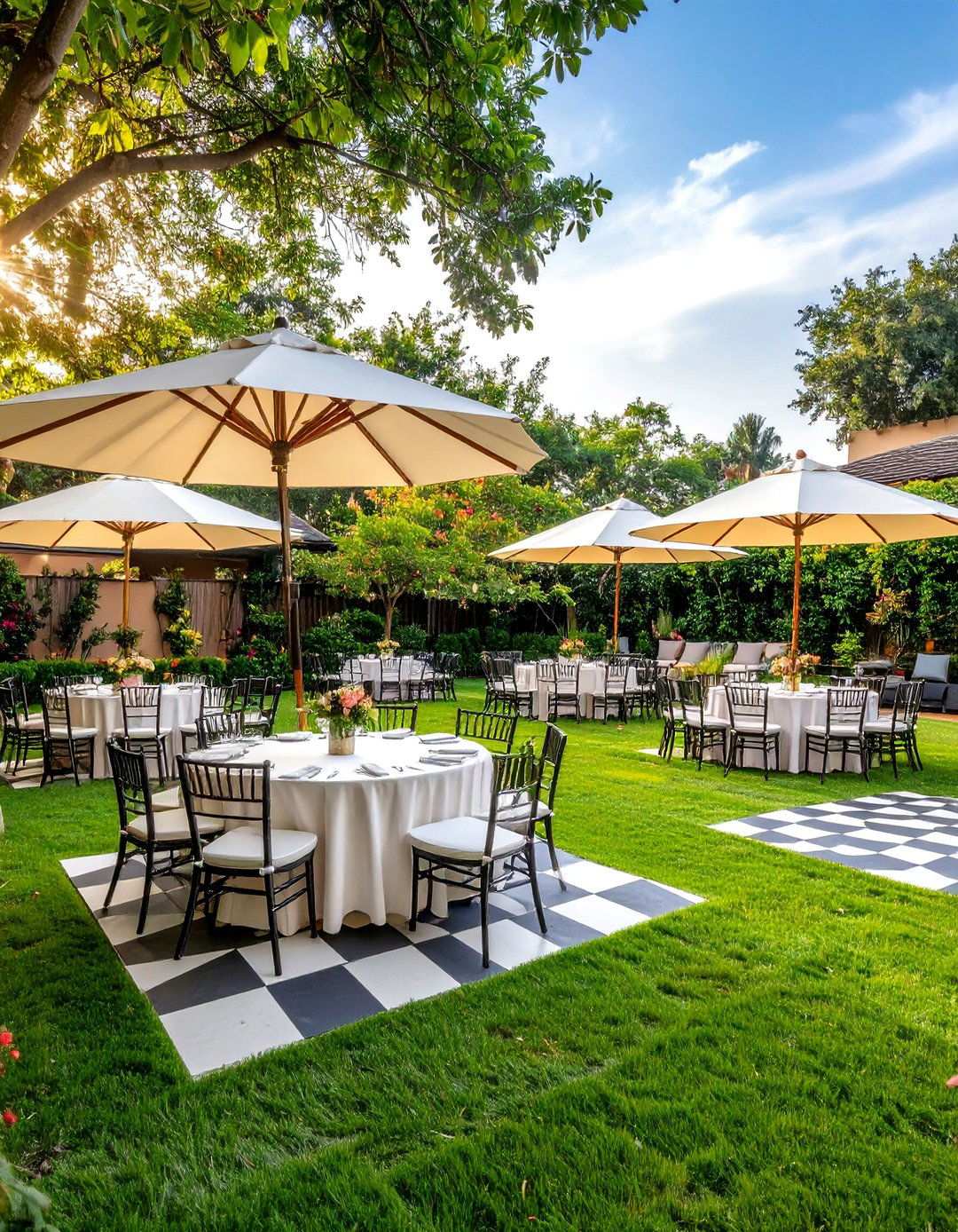 Multi Zone Backyard Wedding Layouts for Enhanced Flow - 20 Backyard Wedding Ideas