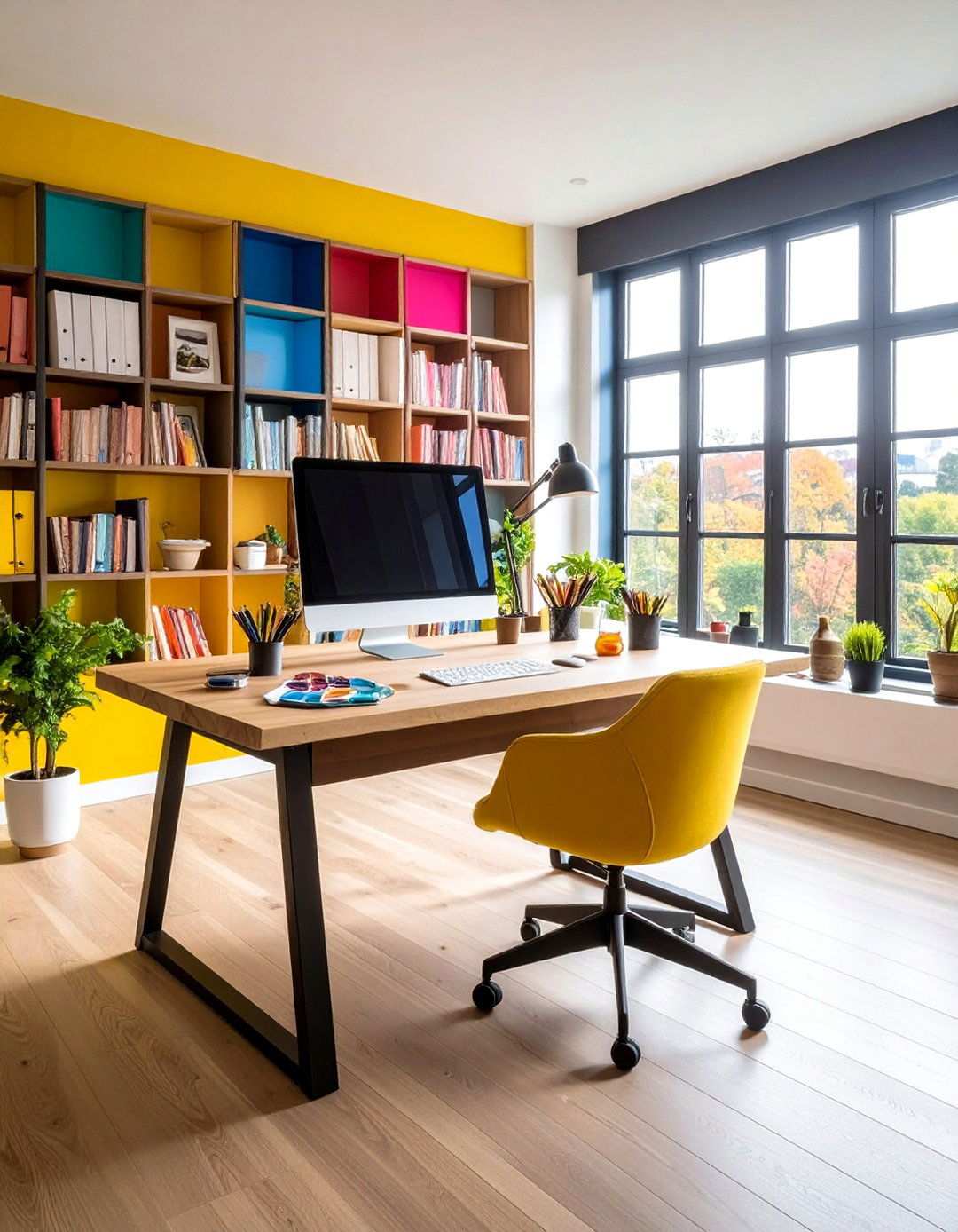 Multipurpose Art Room and Home Office Combo - 20 Art Room Ideas