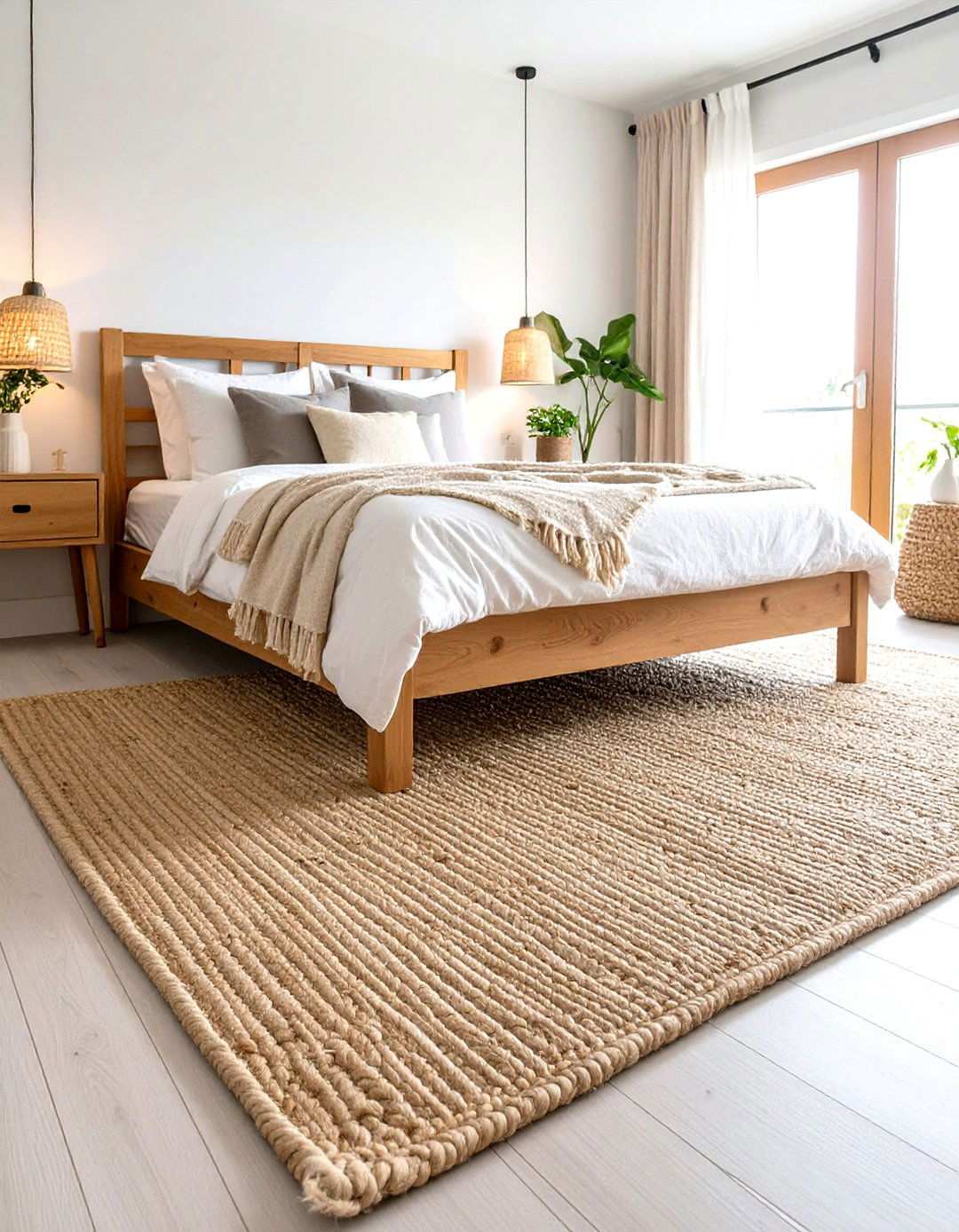 Natural Fiber Bedroom Rug Sustainability - 20 bedroom rug ideas