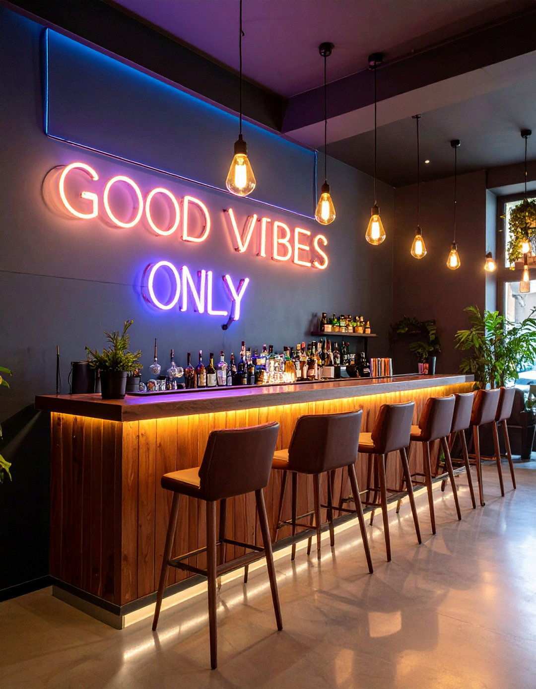 Neon Sign Statement Lighting - 20 Aesthetic Room Ideas With Led Lights