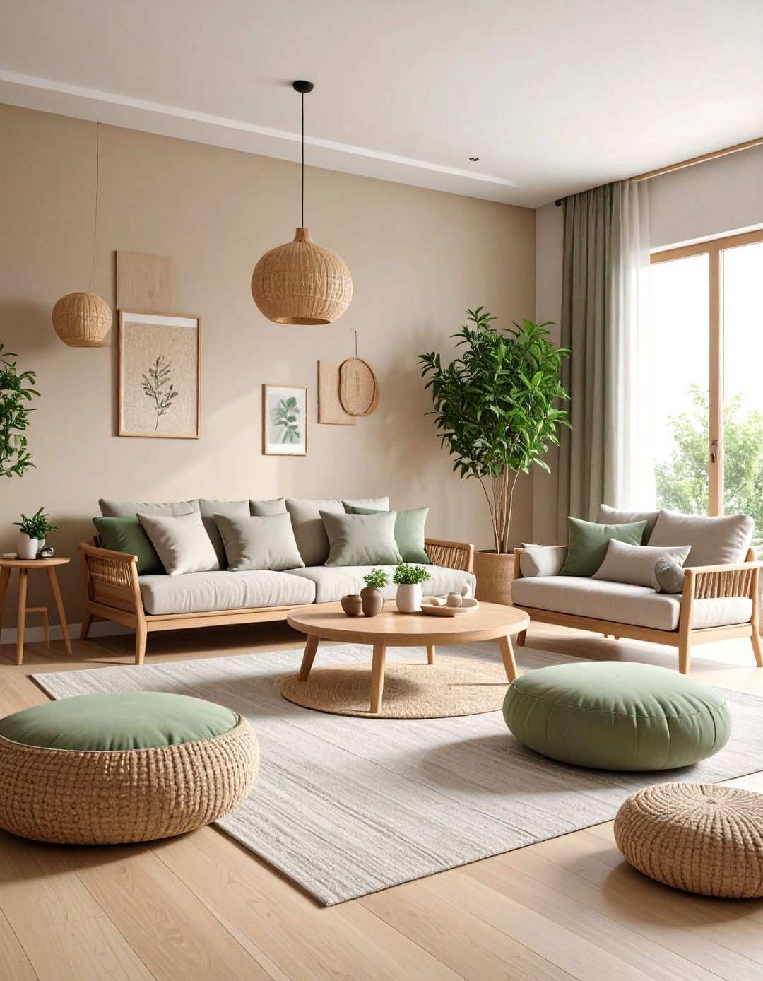 Neutral Color Palette Asian Living Room - 20 Asian Living Room Ideas