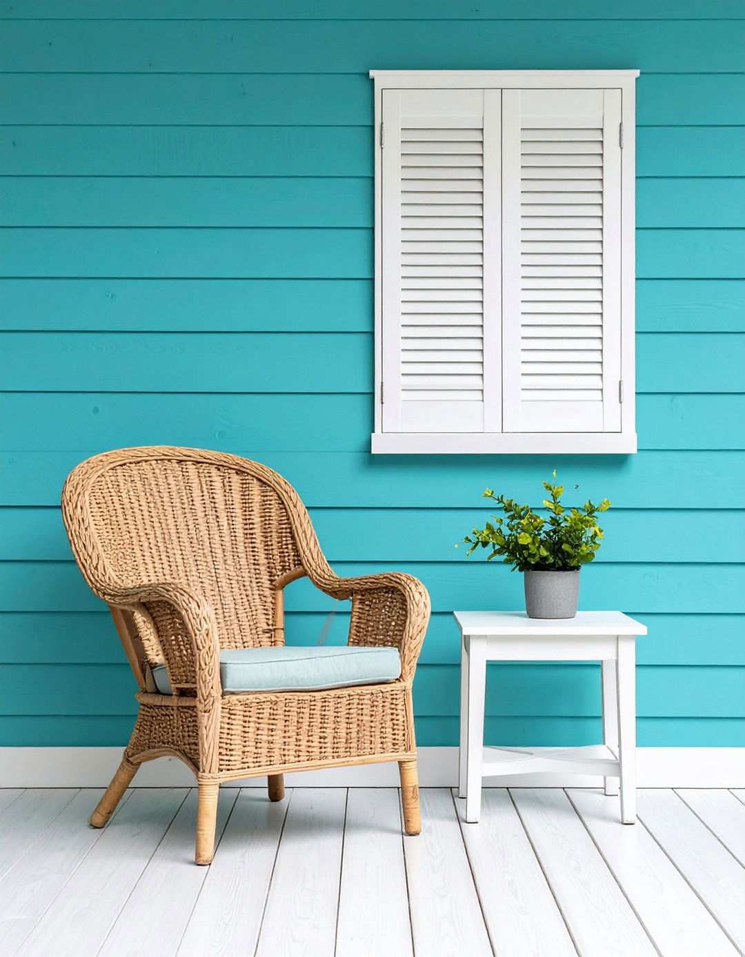Ocean Teal Accent Wall - 20 Accent Wall Colors