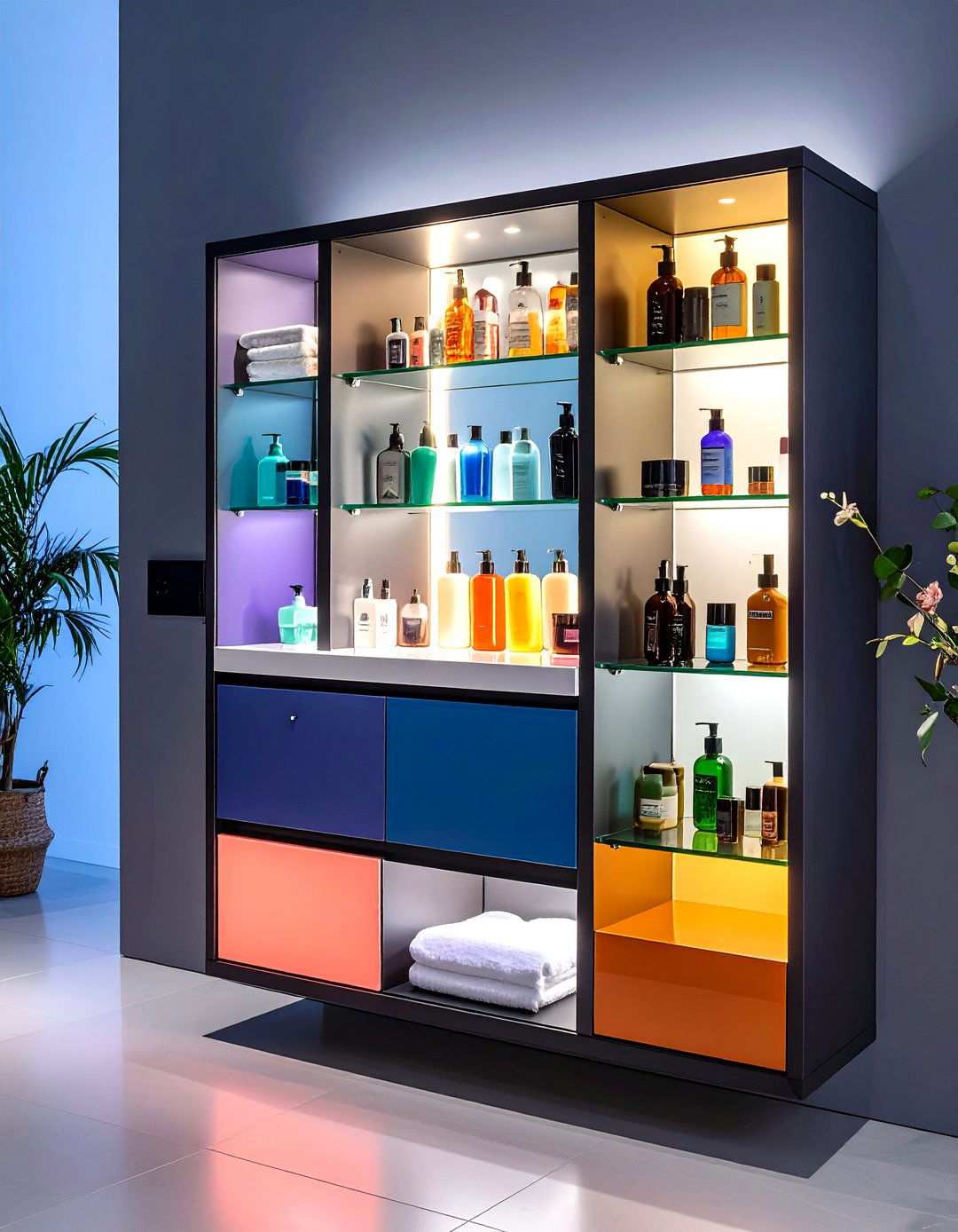 Open Front Medicine Cabinet Bathroom Shelf - 20 Bathroom Shelf Ideas