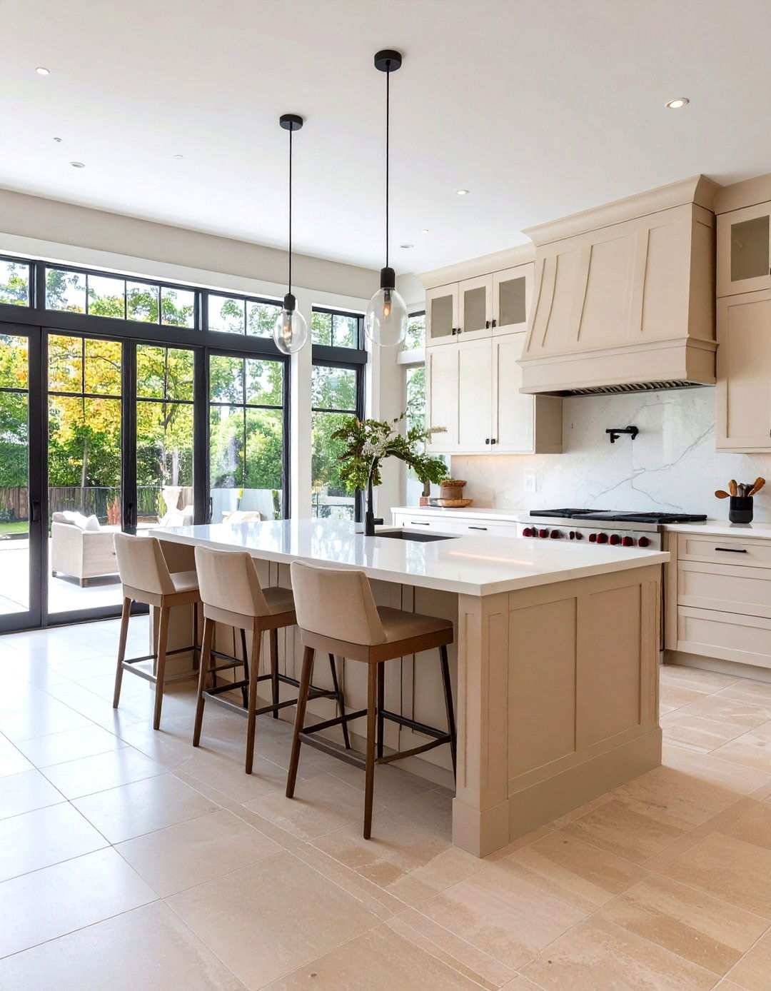 Open Kitchen Floor Plans with Social Island Configurations - 20 1980s Kitchen Ideas