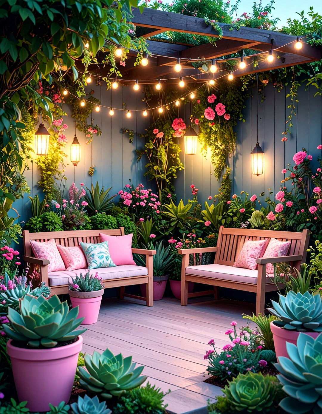 Outdoor Inspired Barbie Room Garden - 20 Barbie Room Ideas