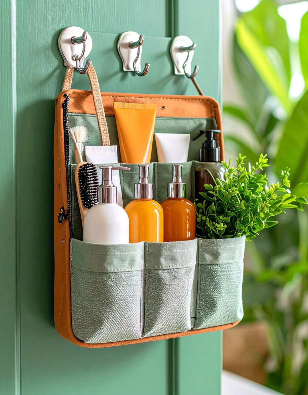 Over Door Organizers Unlock Vertical Bathroom Storage - 20 Bathroom Storage Ideas