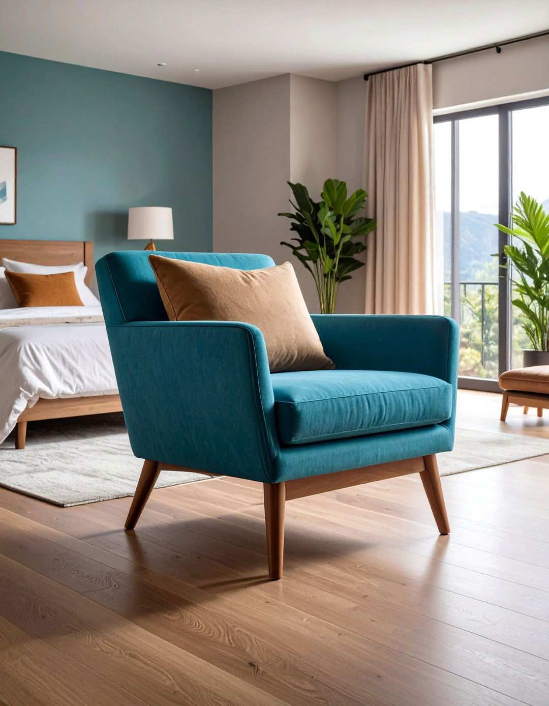 Oversized Chair and a Half Bedroom Chair for Snuggling - 20 Bedroom Chair Ideas