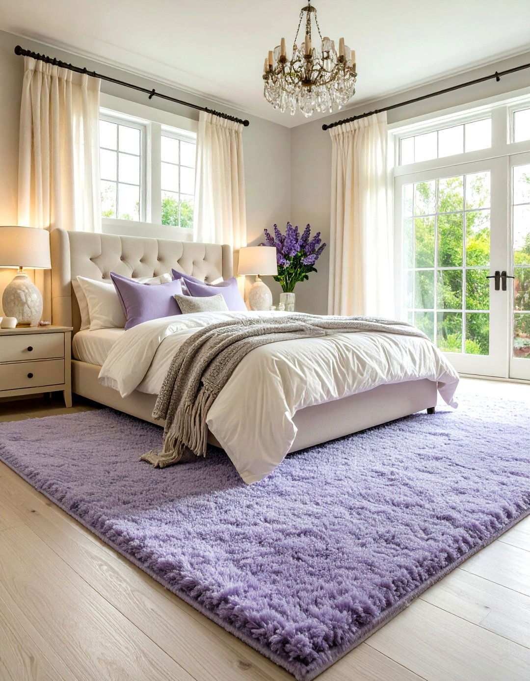 Pastel Calm Carpet Palette - 20 Bedroom Carpet Ideas