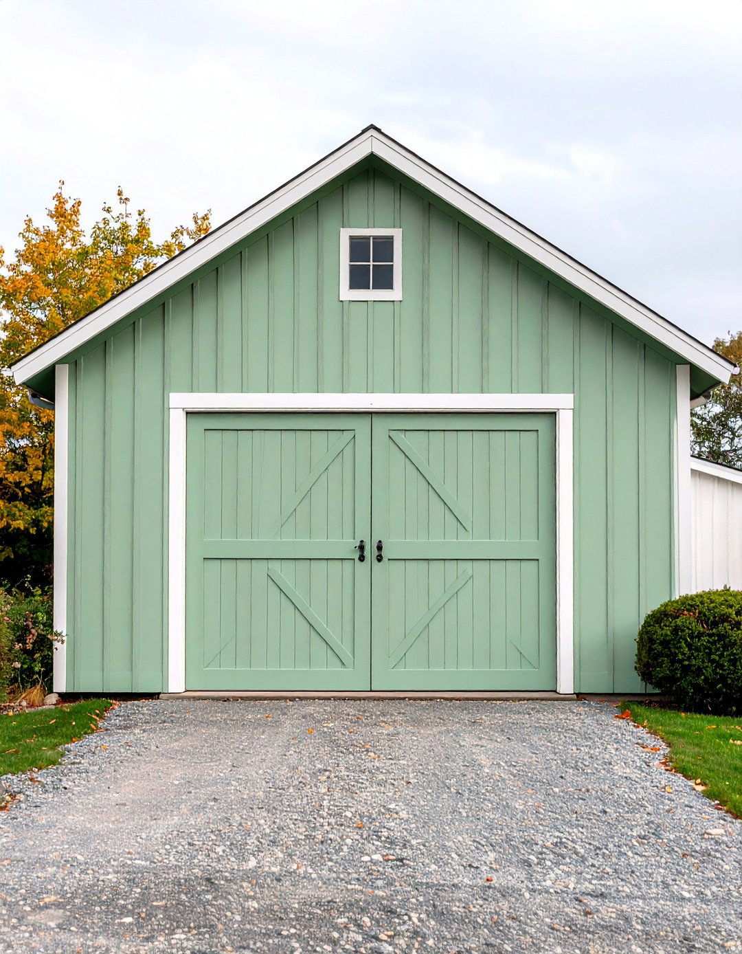 Pastel Painted Barn Door Pop - 20 Barn Door Ideas