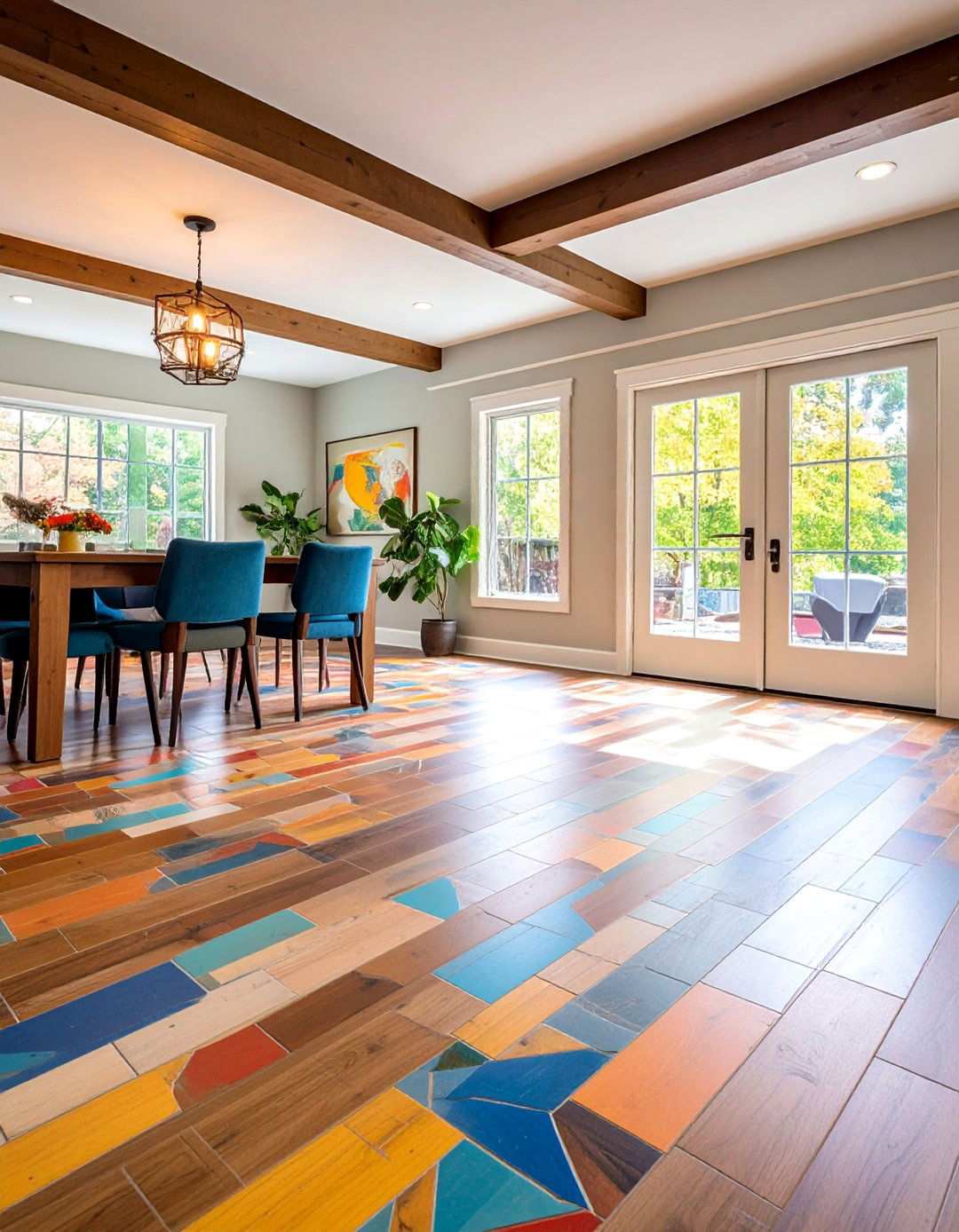 Peel and Stick Vinyl Basement Floor DIY Ease - 20 Basement Floor Ideas