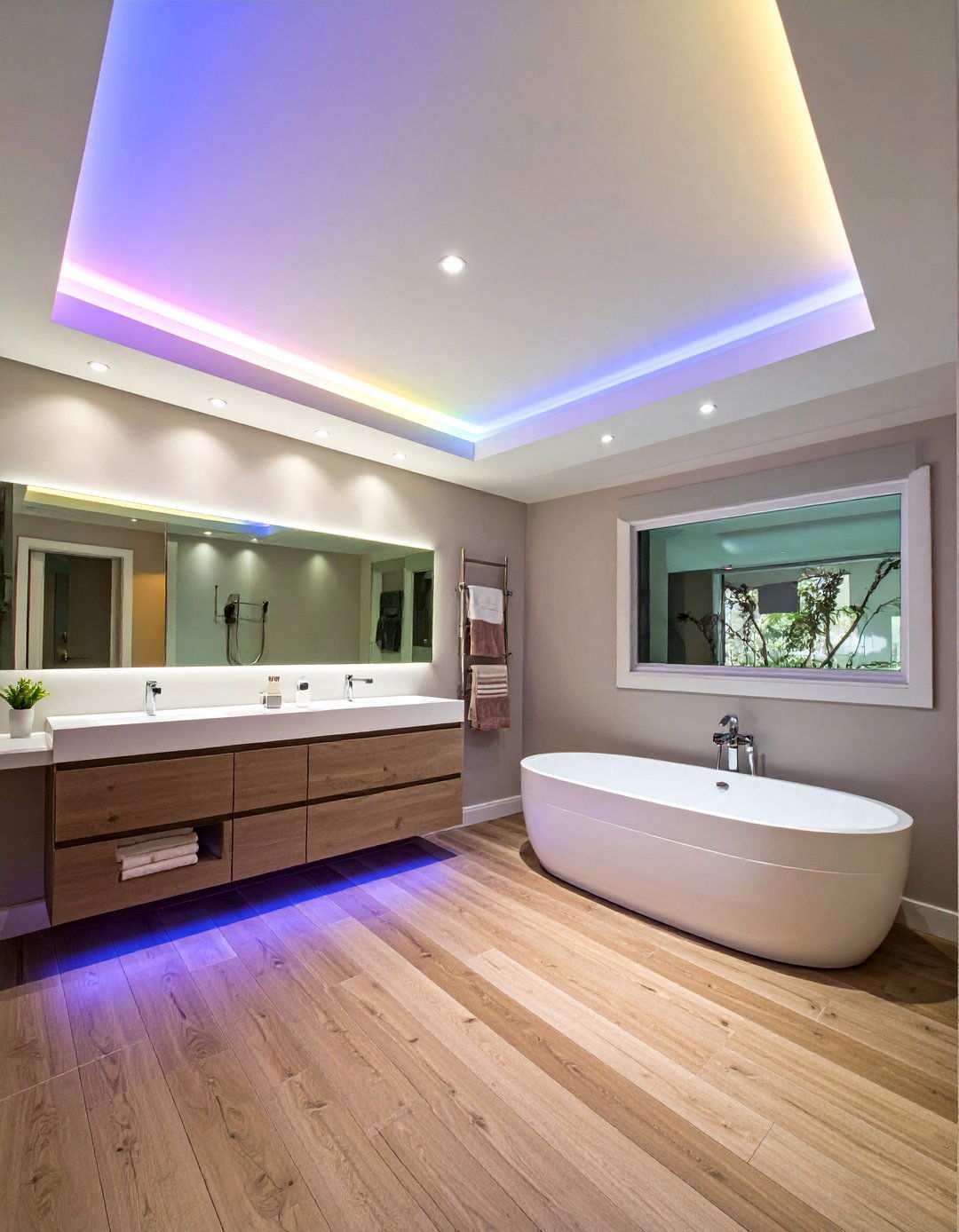 Perimeter Cove Bathroom Lighting to Soften Ceilings - 20 Bathroom Lighting Ideas
