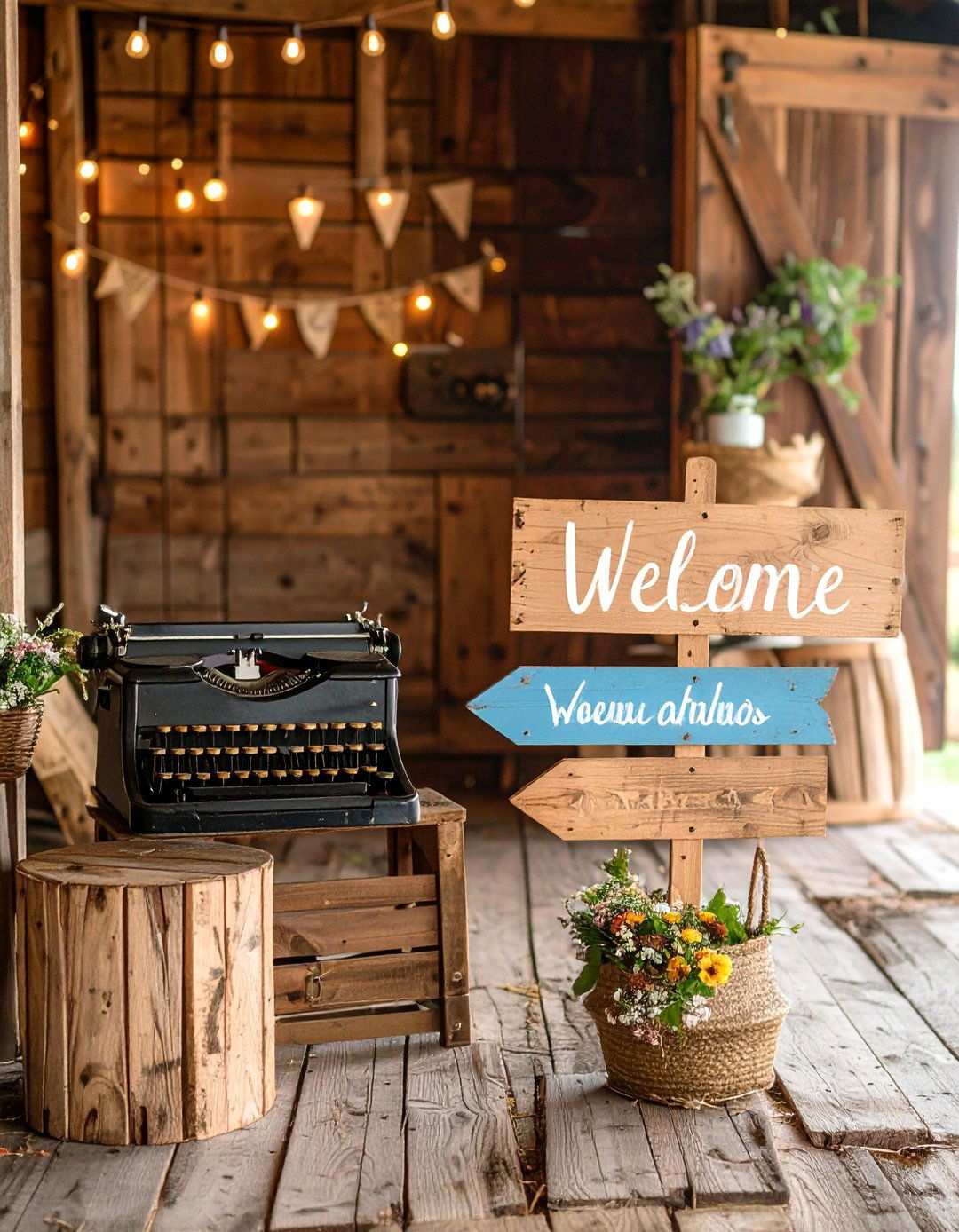 Personalized Barn Wedding Signage and Decor - 20 Barn Wedding Ideas