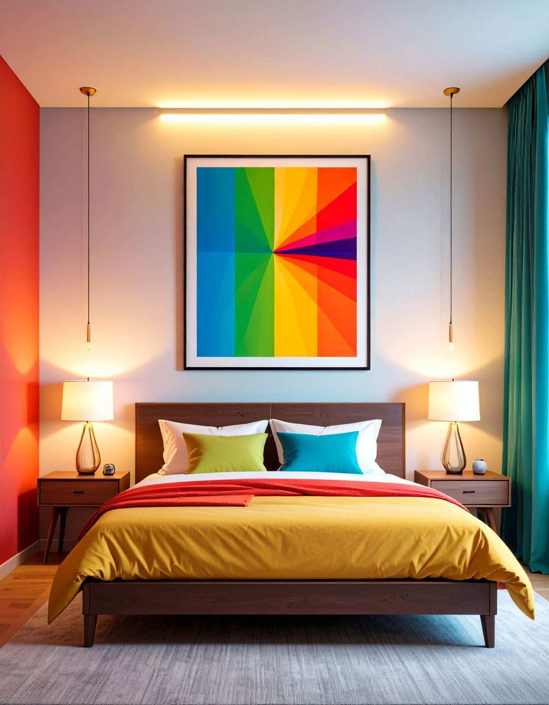 Picture Light Bedroom Lighting to Showcase Art - 20 Bedroom Lighting Ideas