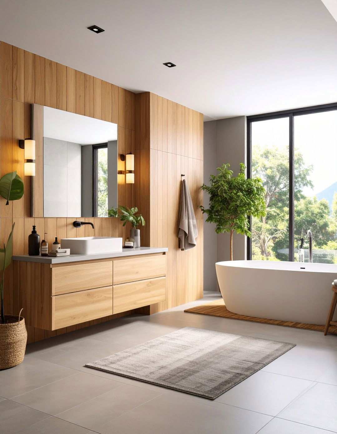 Play with Bold Textured Tile for an Instant Wow Factor - 20 Bathroom Remodel Ideas