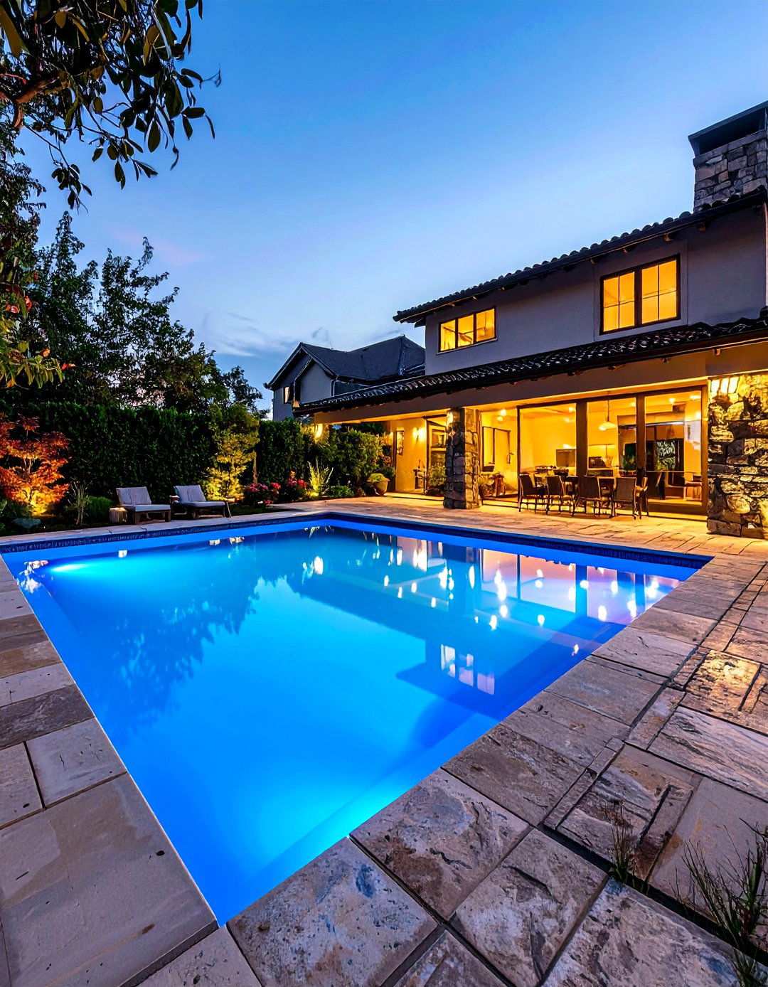 Pool and Water Feature Backyard Lighting - 20 Backyard Lighting Ideas