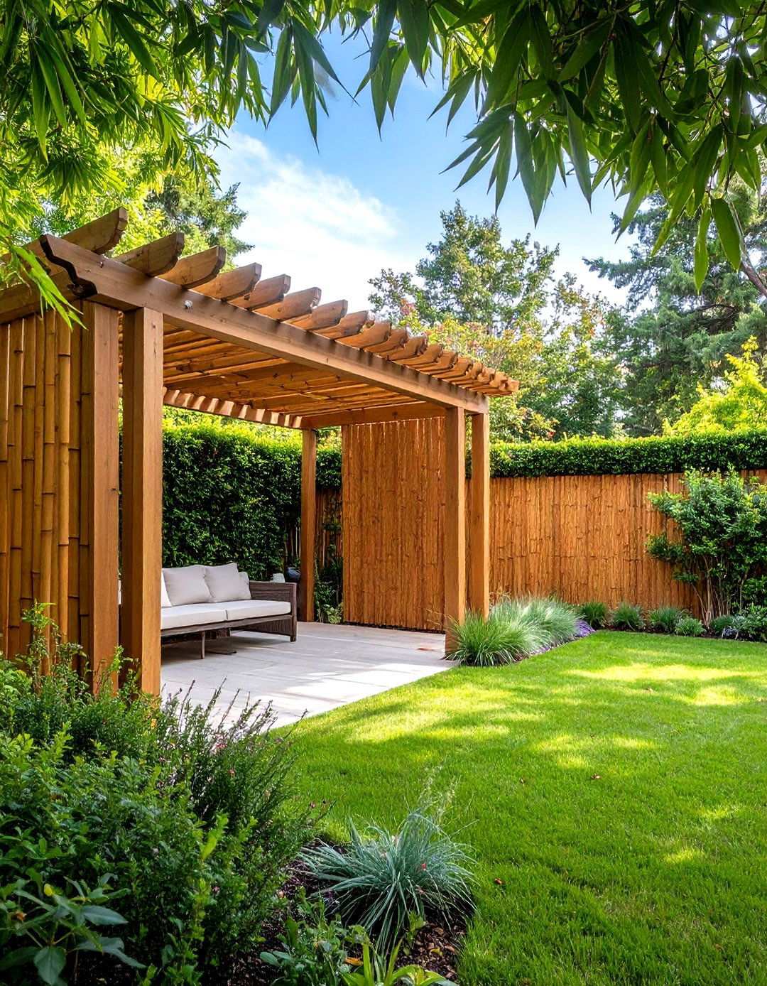 Privacy Enhanced Backyard Sanctuaries - 20 Backyard Ideas