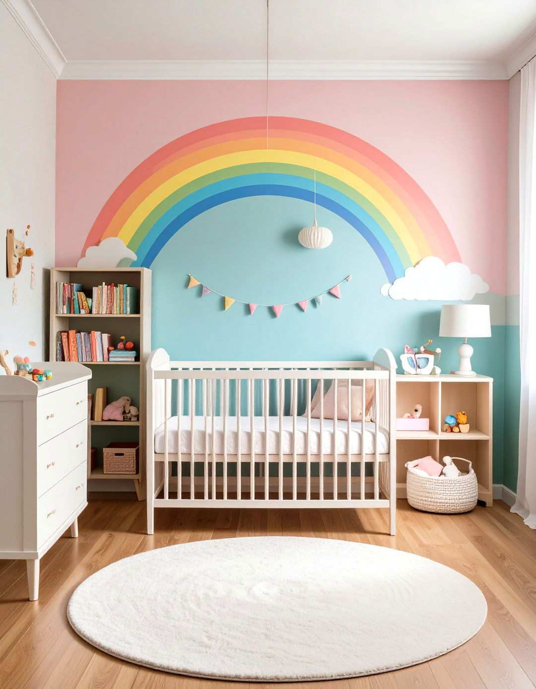 Rainbow Baby Girl Nursery Wonderland - 20 Baby Girl Nursery Ideas