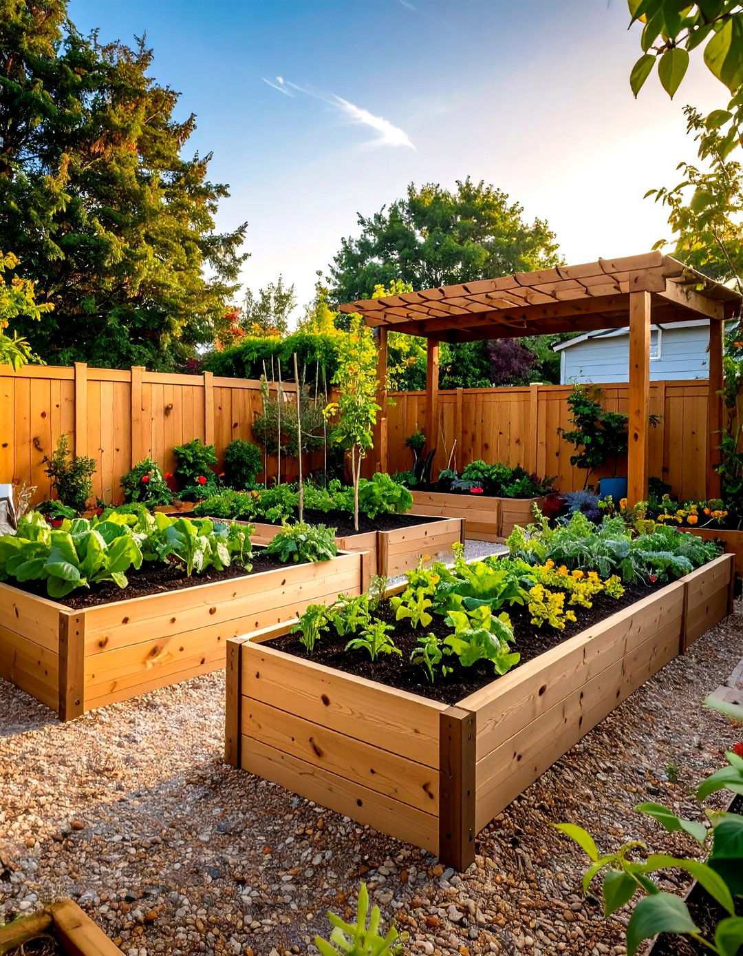 Raised Bed Backyard Vegetable Gardens - 20 Backyard Ideas