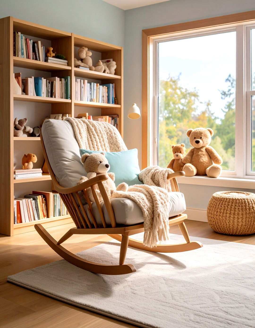 Reading Nook Baby Room Literary Corner - 20 Baby Room Ideas