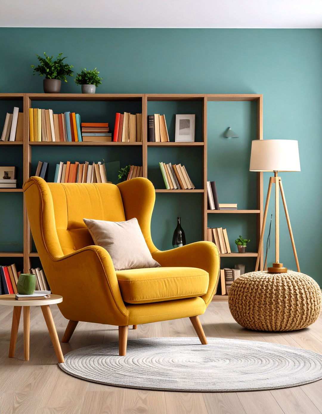 Reading Nook Furniture with Integrated Lighting - 20 Basement Furniture Ideas