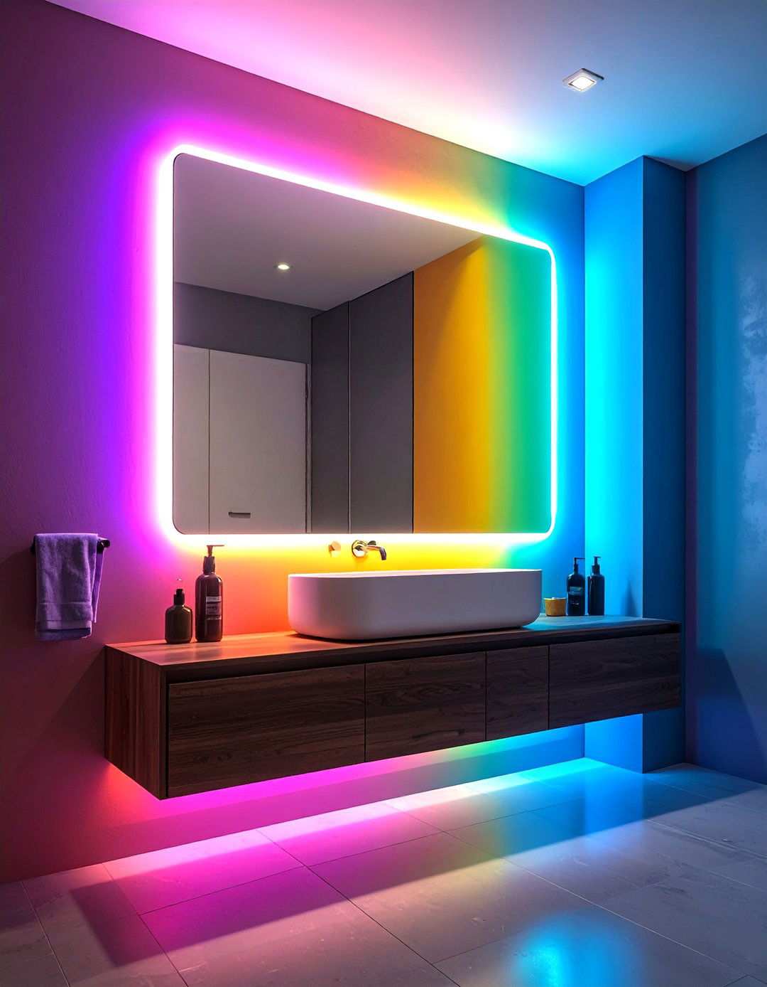 Recessed Niche Bathroom Mirror Feels Custom Built - 20 Bathroom Mirror Ideas