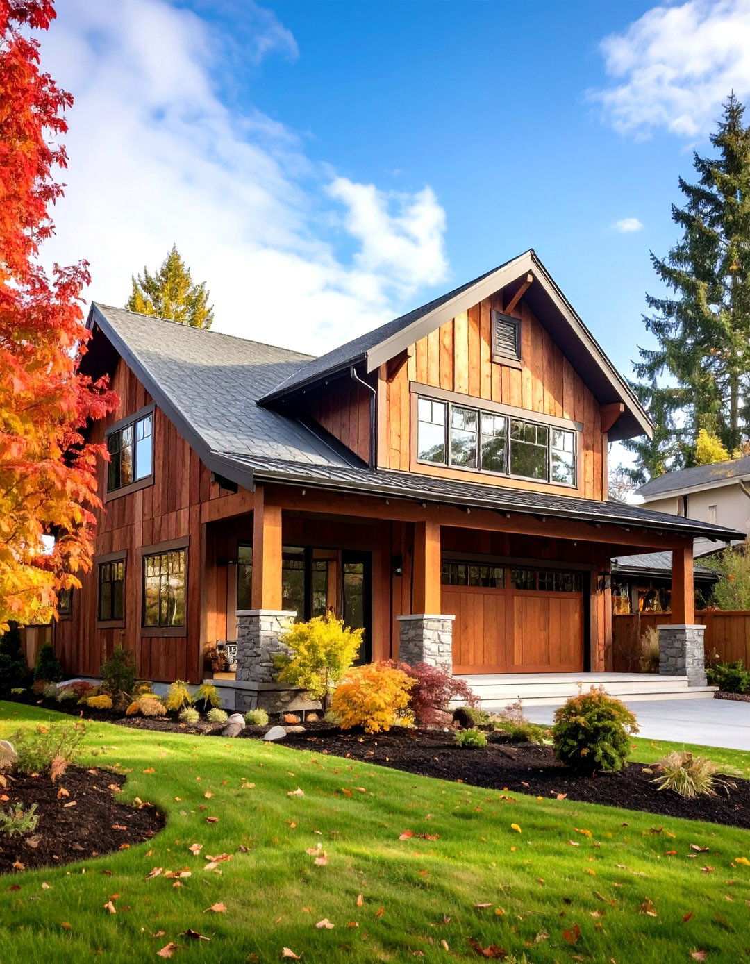 Reclaimed Wood Accent Barn House History - 20 Barn House Exterior Ideas