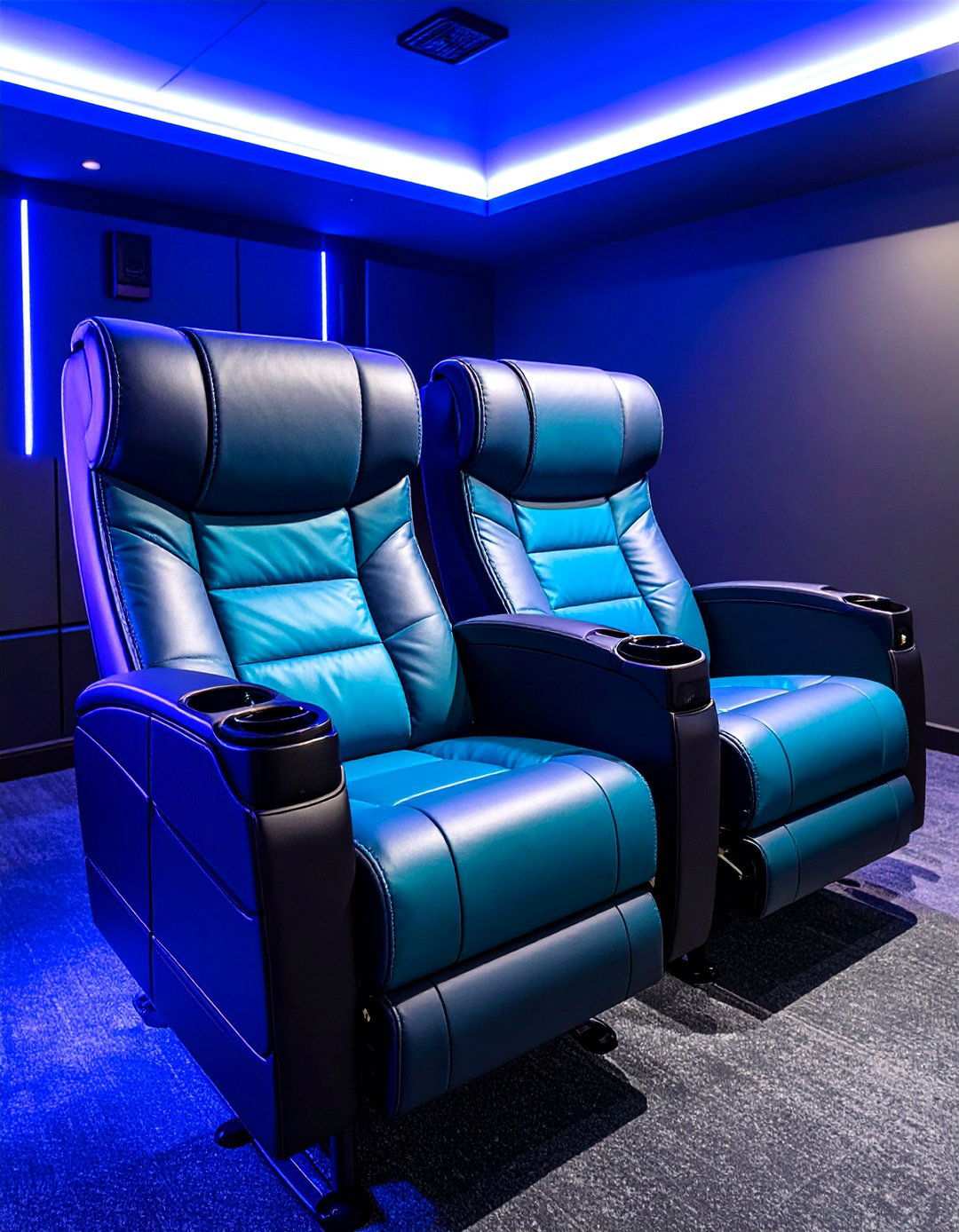 Reclining Theater Seating for Movie Nights - 20 Basement Furniture Ideas