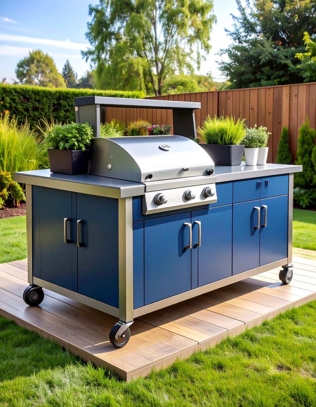 Reconfigurable Modular BBQ Island - 20 Bbq Island Ideas